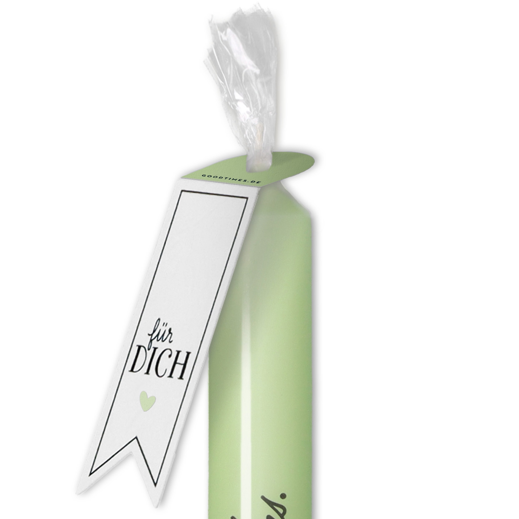 Stabkerze "Mrs & Mrs" Flasche