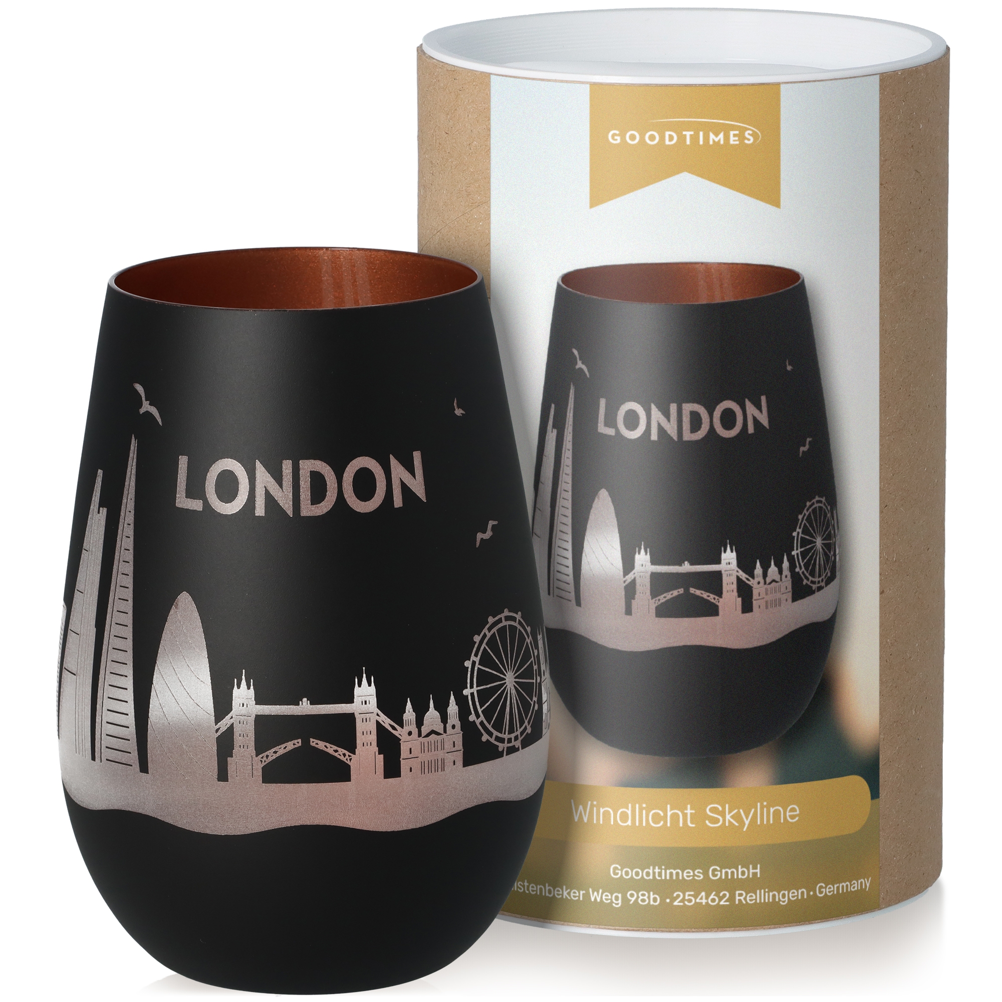 Windlicht Skyline London Töpferei, Krug, Tasse