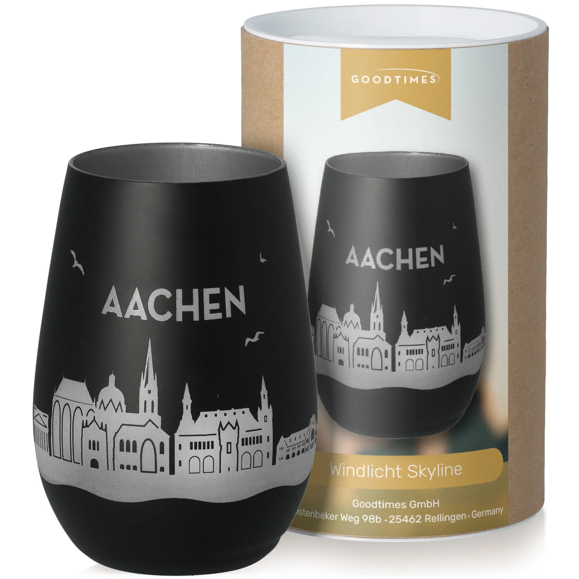 Windlicht Skyline Aachen