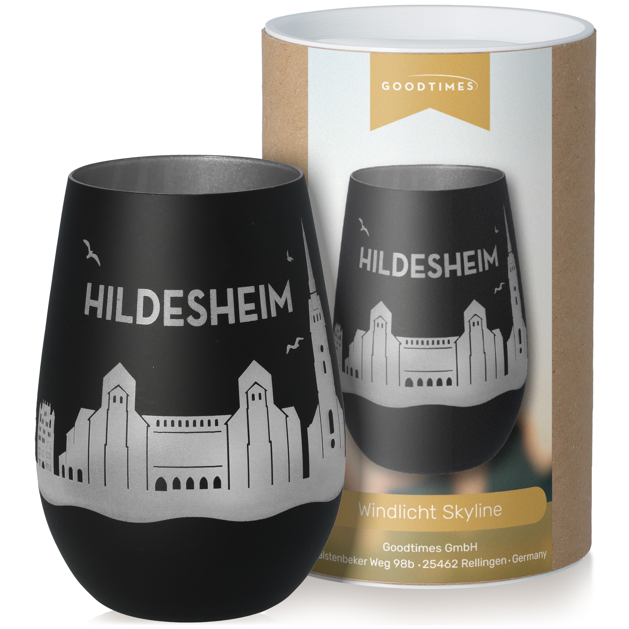Windlicht Skyline Hildesheim