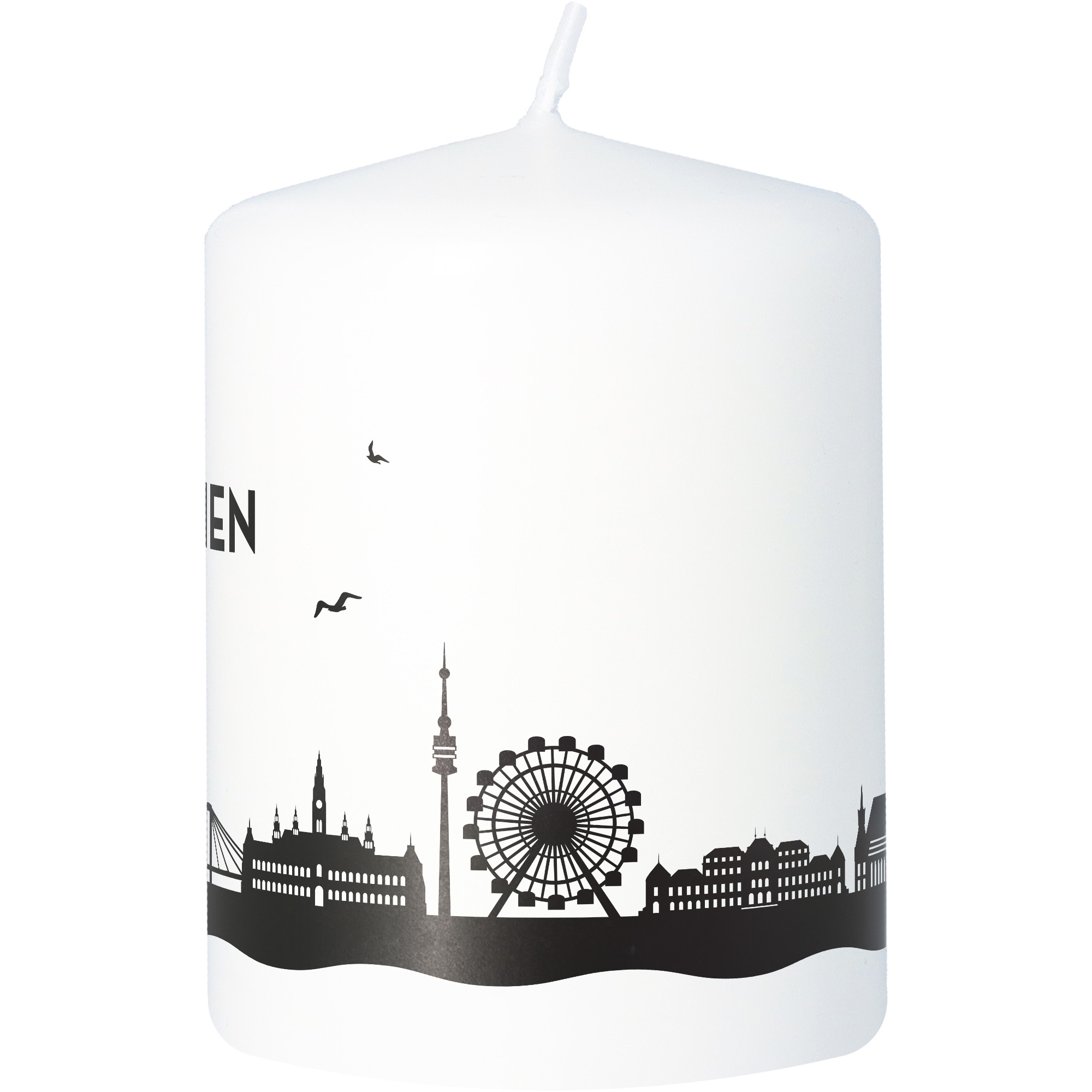 Stumpenkerze Skyline Wien Stumpenkerze Skyline Wien