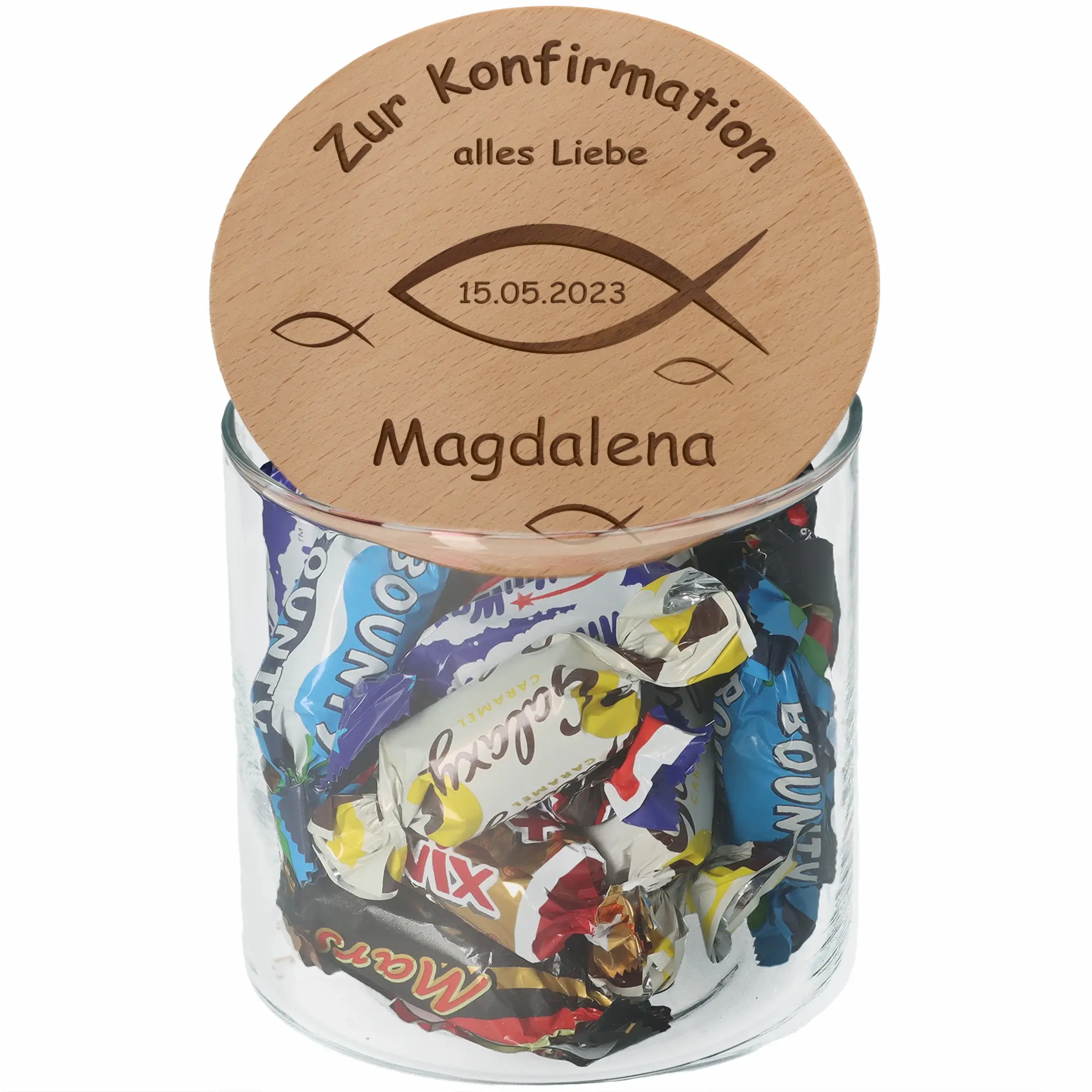 Geschenkglas "Zur Konfirmation"