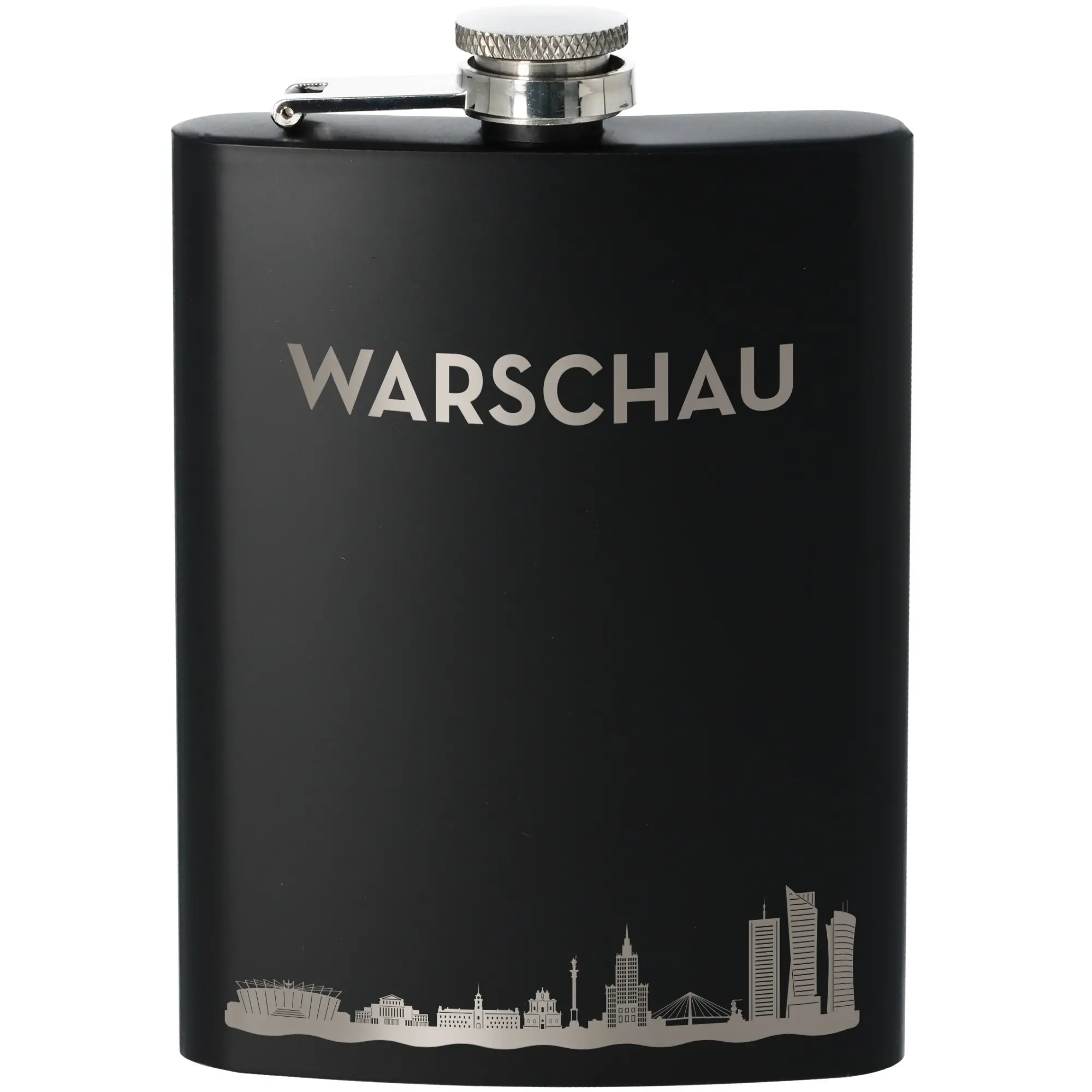 Flasche, Flachmann, Schwarz, Skyscapes, Städtische Silhouette