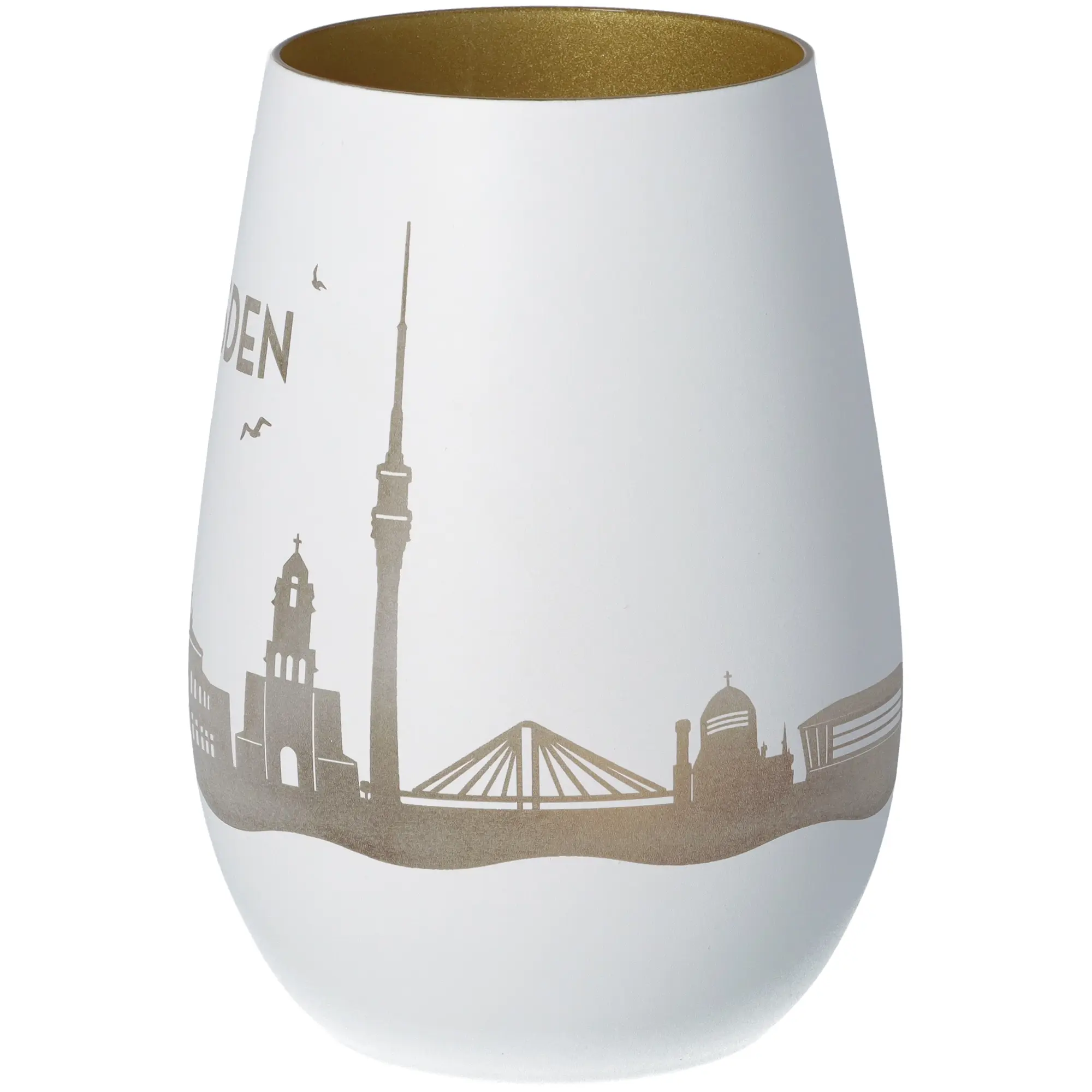 Windlicht Skyline Dresden