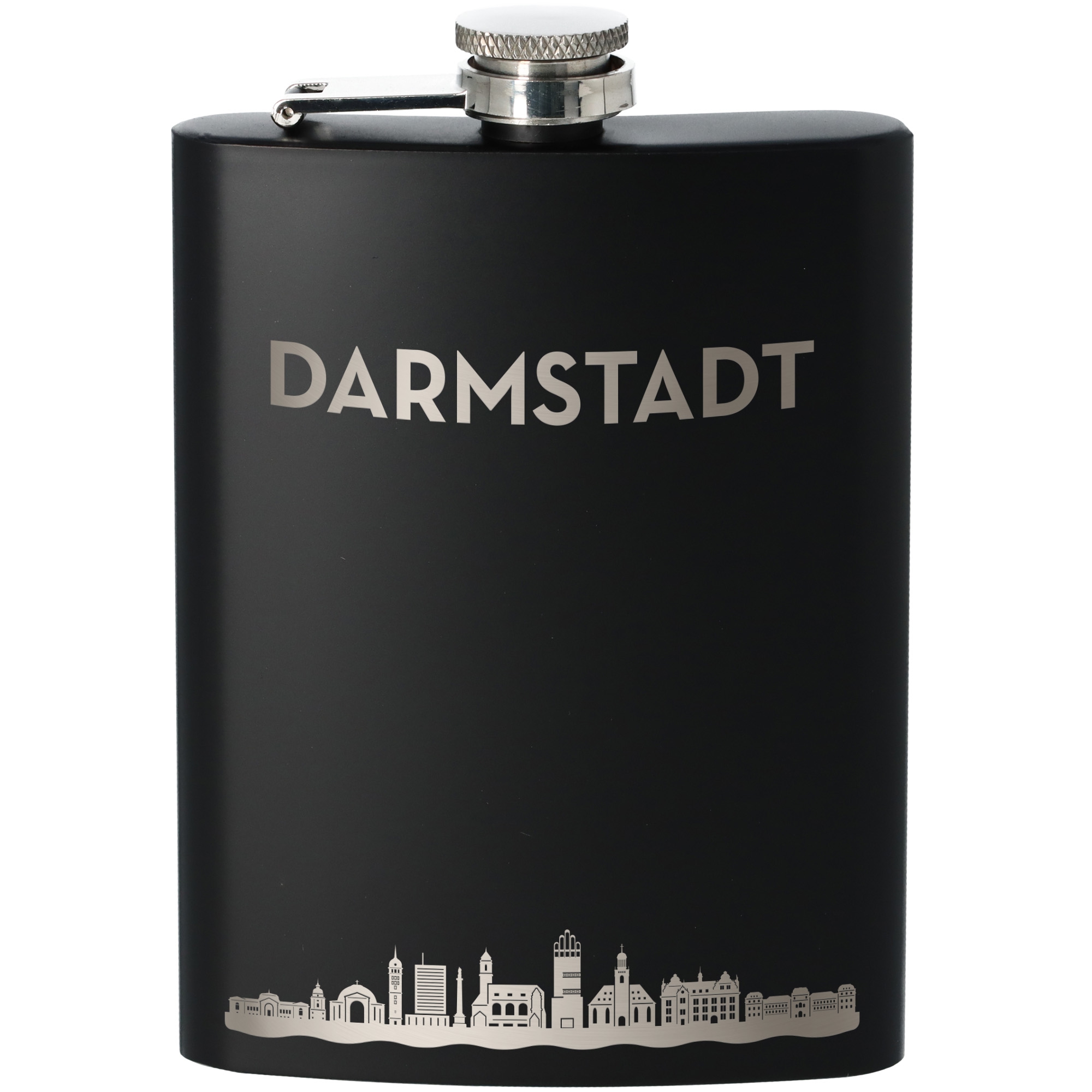 Flachmann Skyline Darmstadt Flasche, Rasierwasser