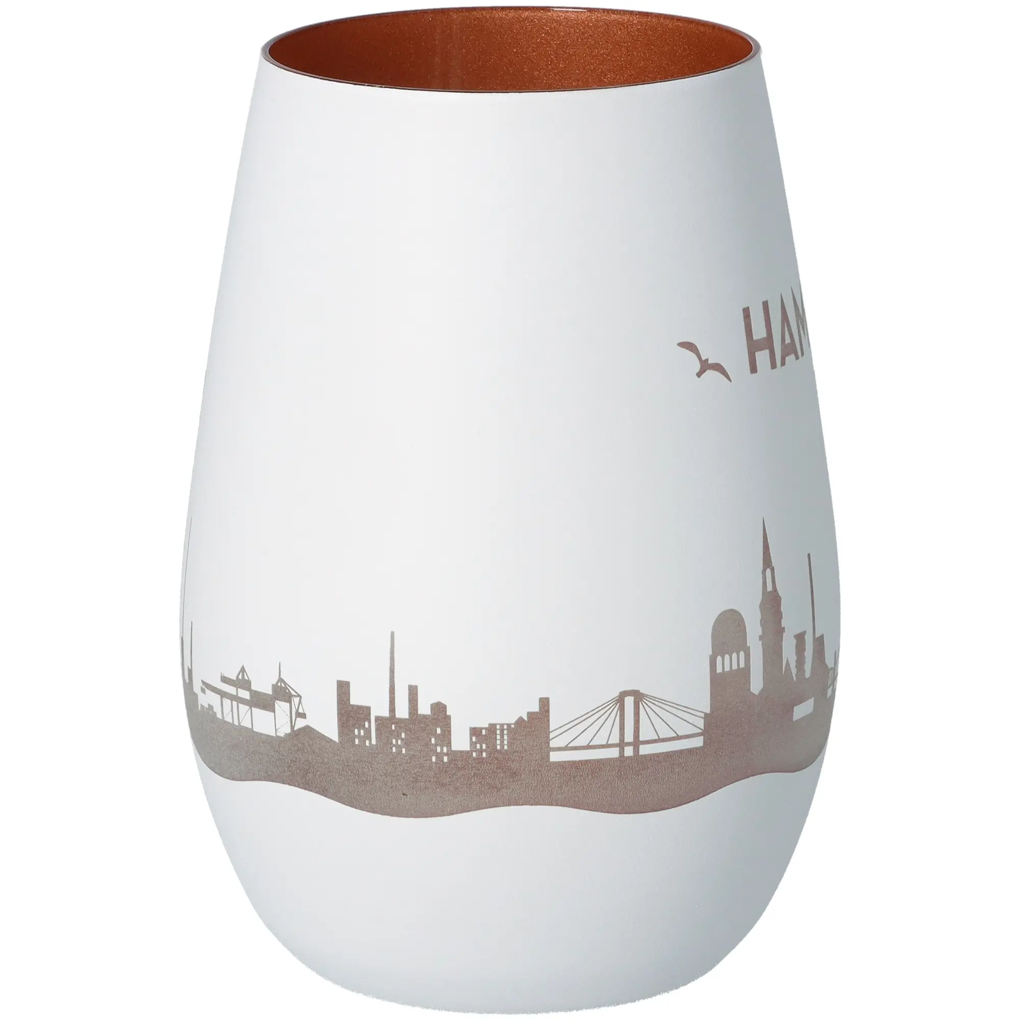 Windlicht Skyline Hamburg