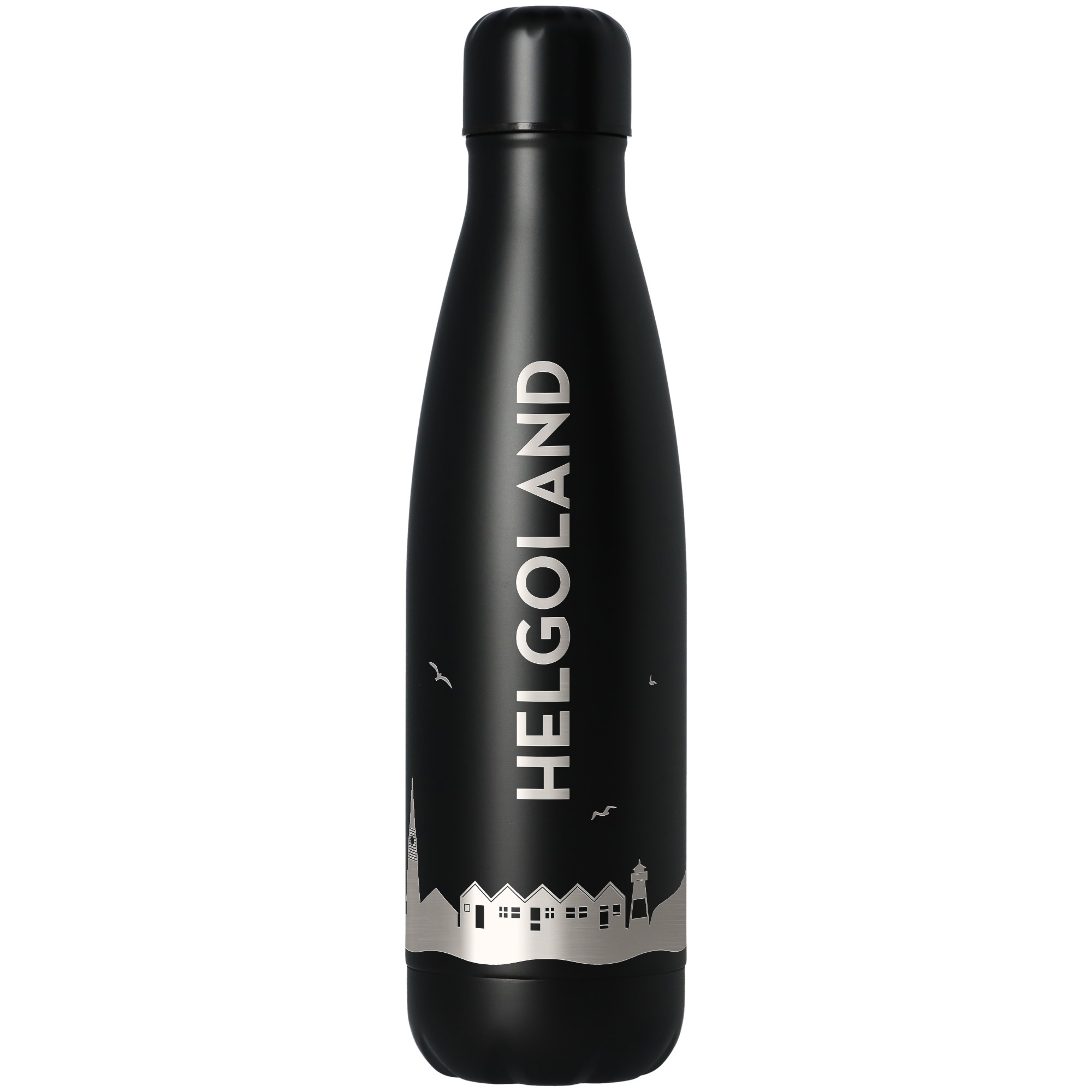 Trinkflasche Skyline Helgoland Flasche, Wasserflasche, Shaker