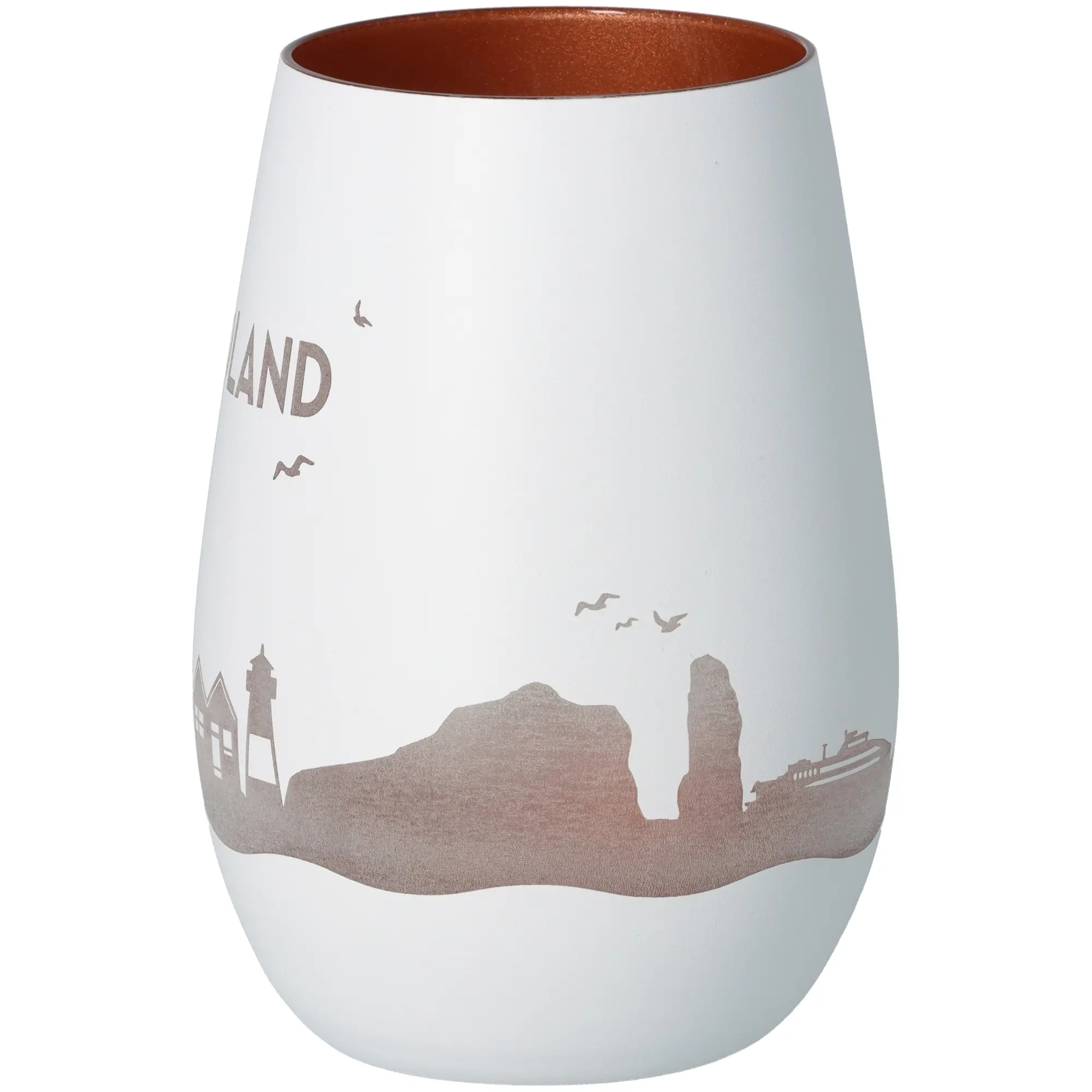 Windlicht Skyline Helgoland
