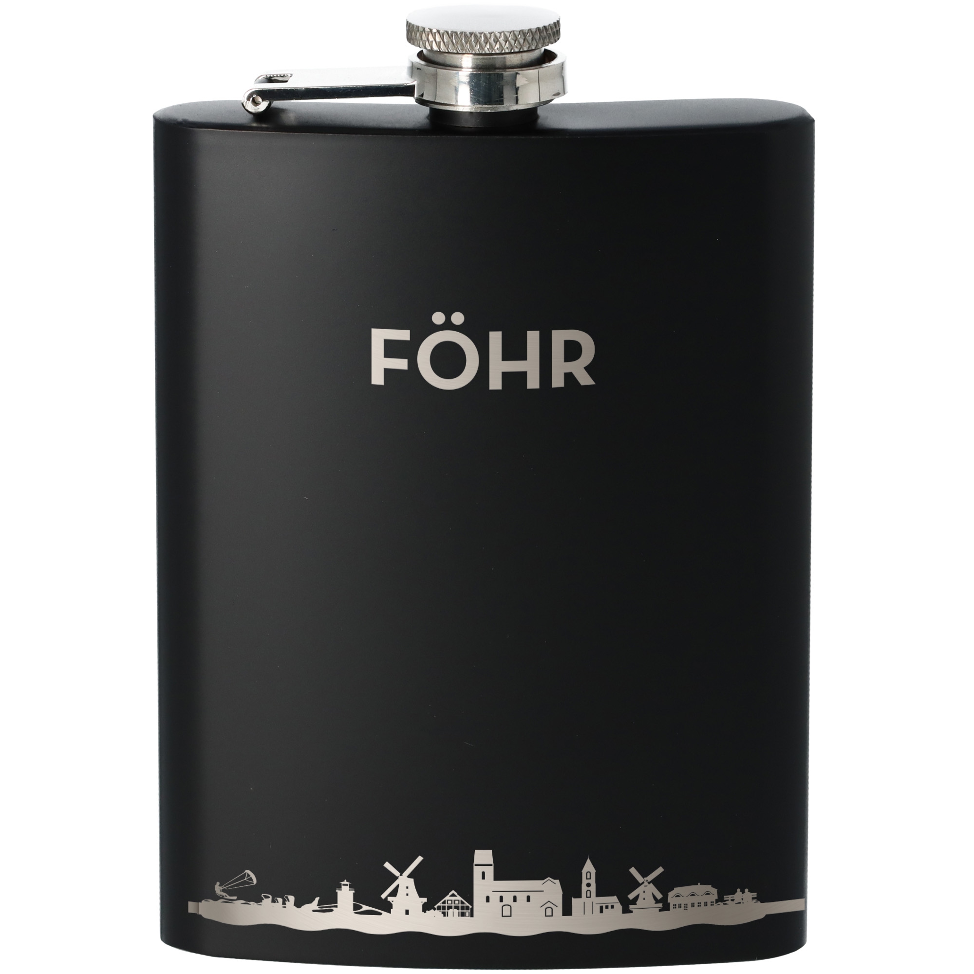 Flachmann Skyline Föhr Flasche, Rasierwasser