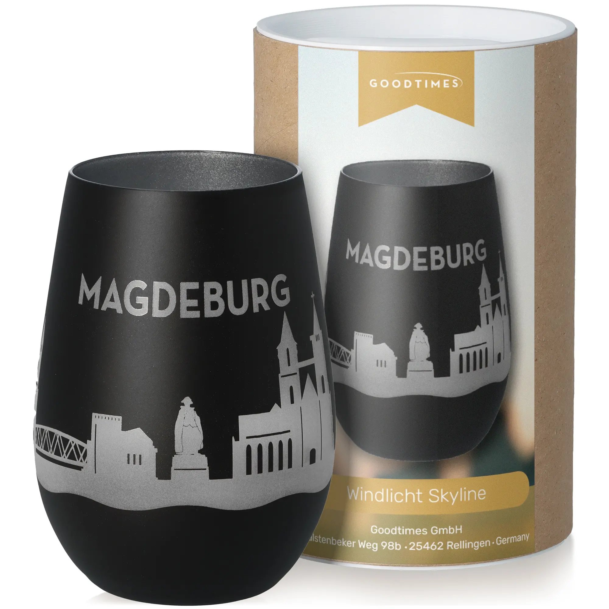 Windlicht Skyline Magdeburg