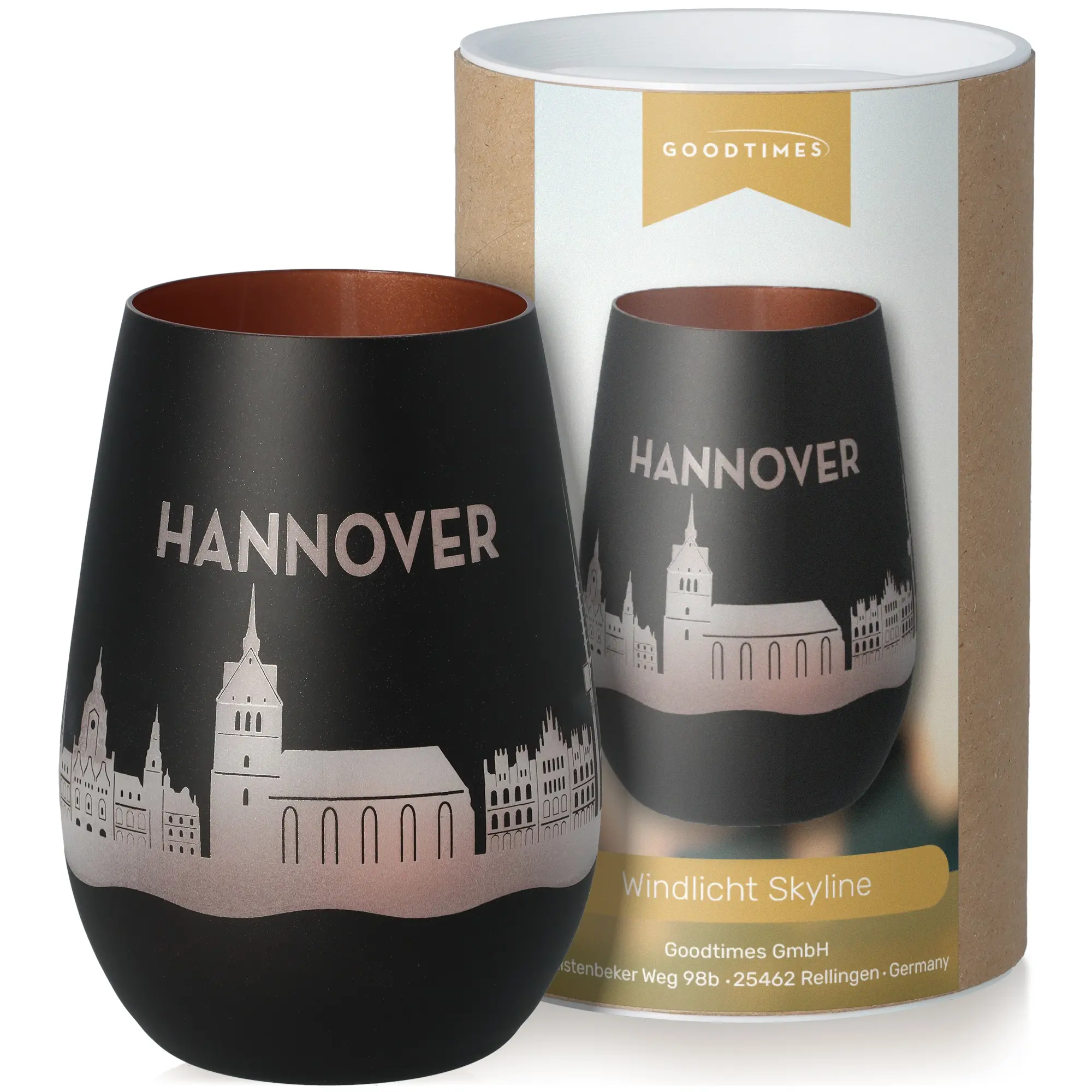 Windlicht Skyline Hannover