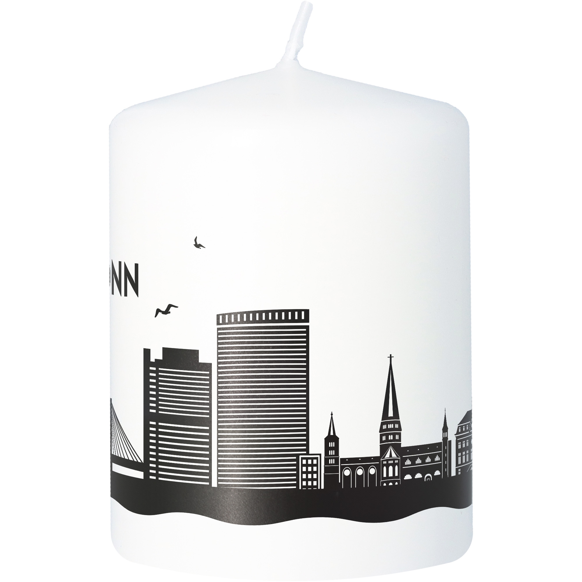 Stumpenkerze Skyline Bonn Stumpenkerze Skyline Bonn