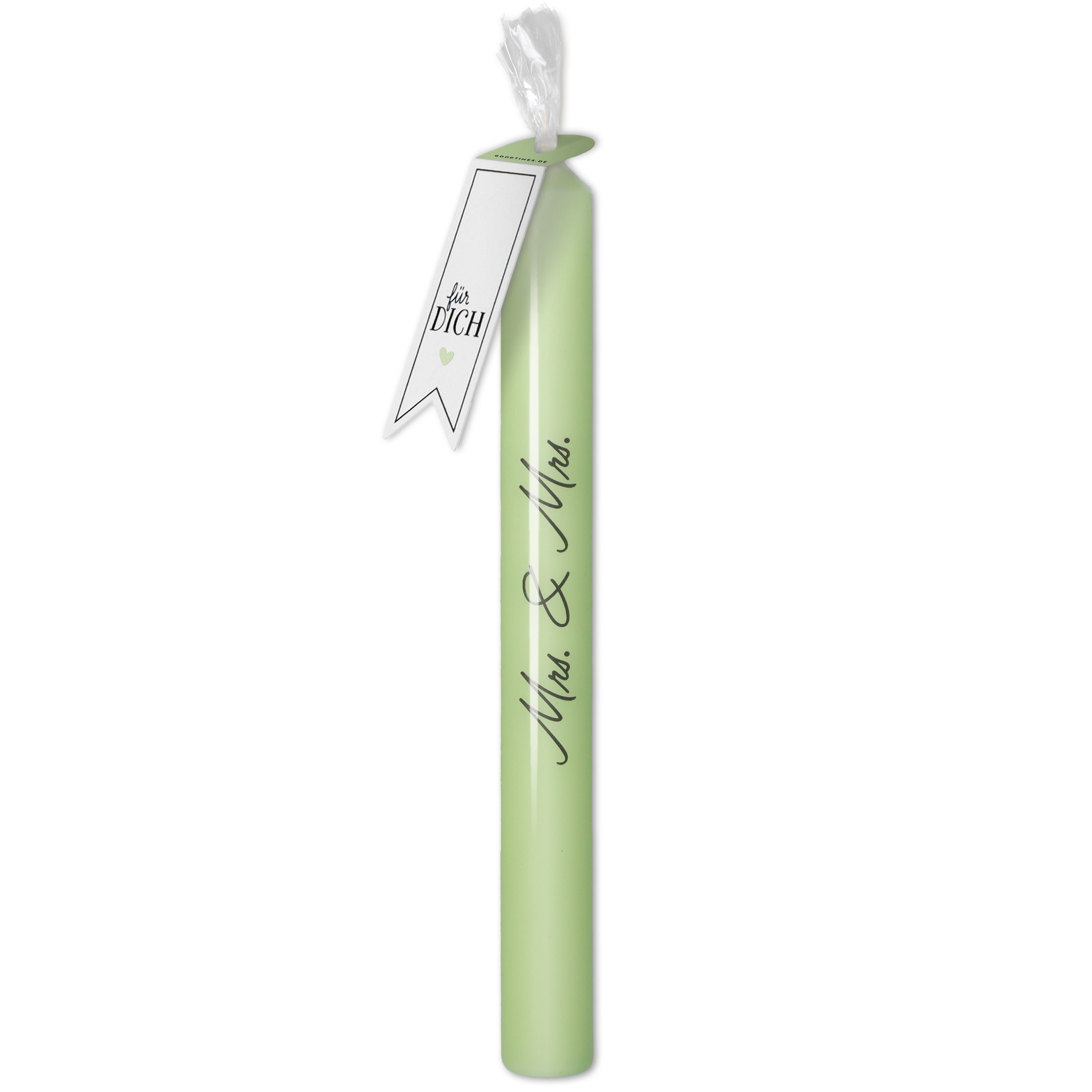 Stabkerze "Mrs & Mrs"
