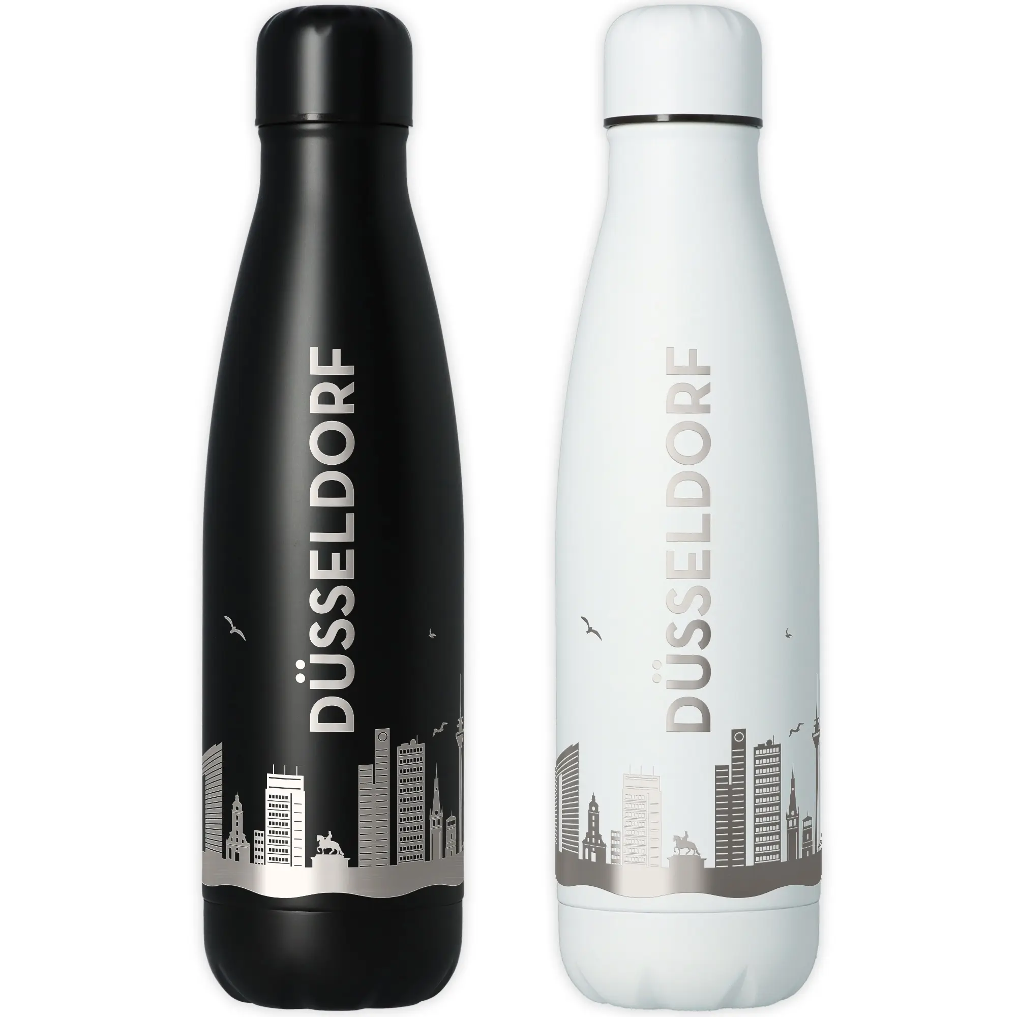 Trinkflasche Skyline Düsseldorf