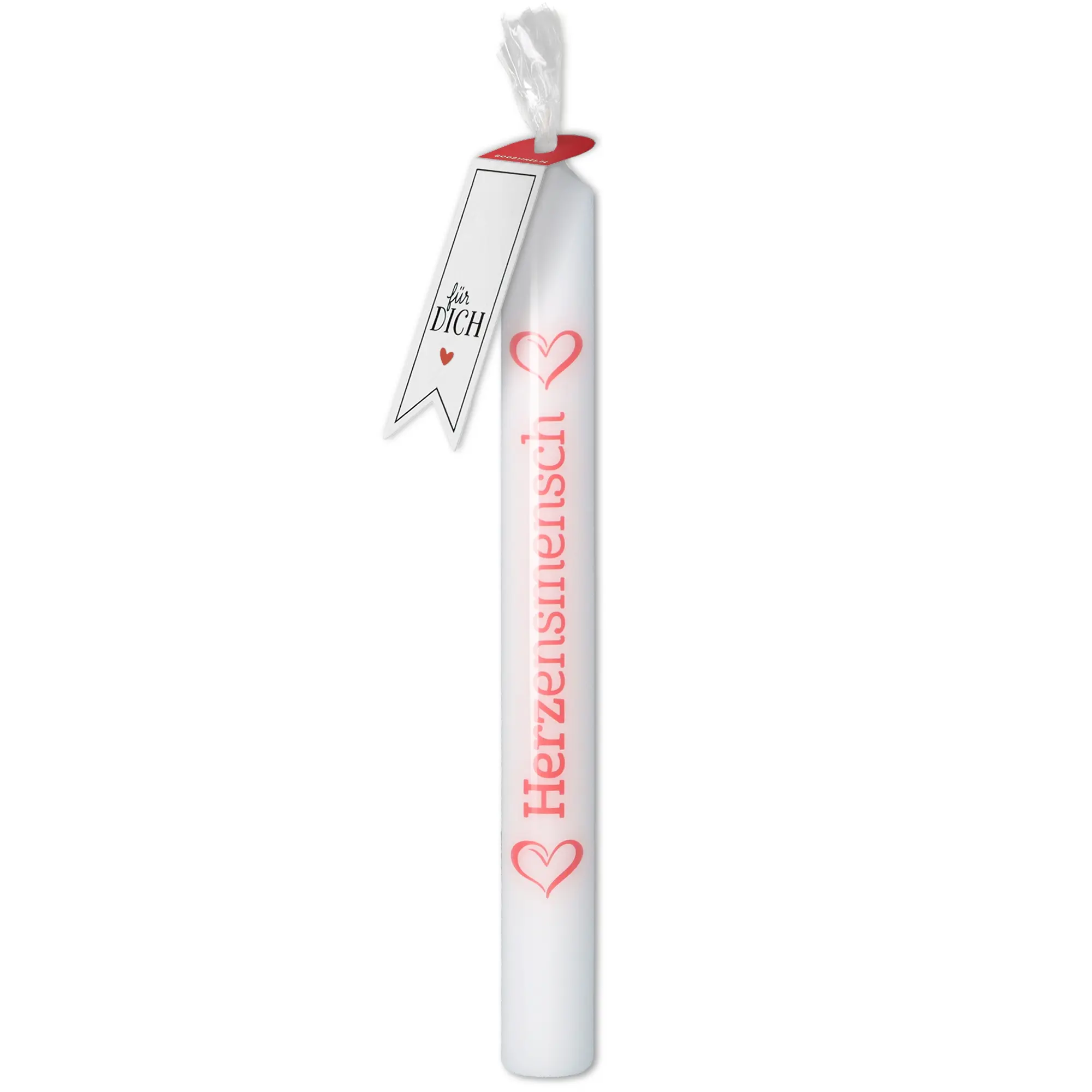 Stabkerze "Herzensmensch"