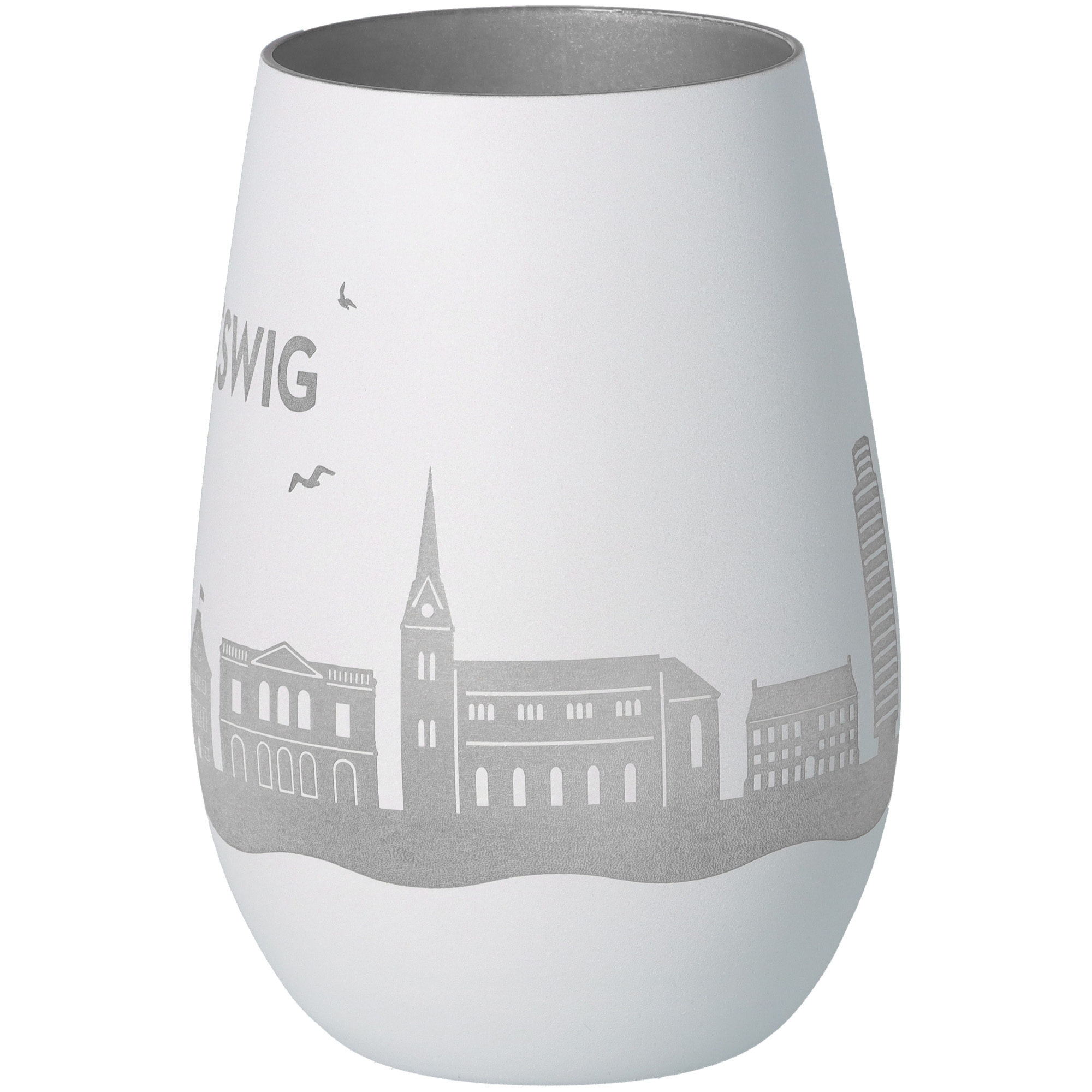 Windlicht Skyline Schleswig Töpferei, Krug, Vase, Kunst, Porzellan