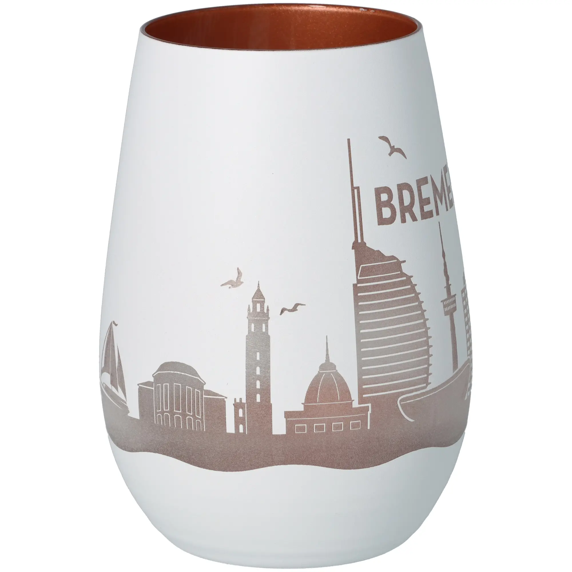 Windlicht Skyline Bremerhaven
