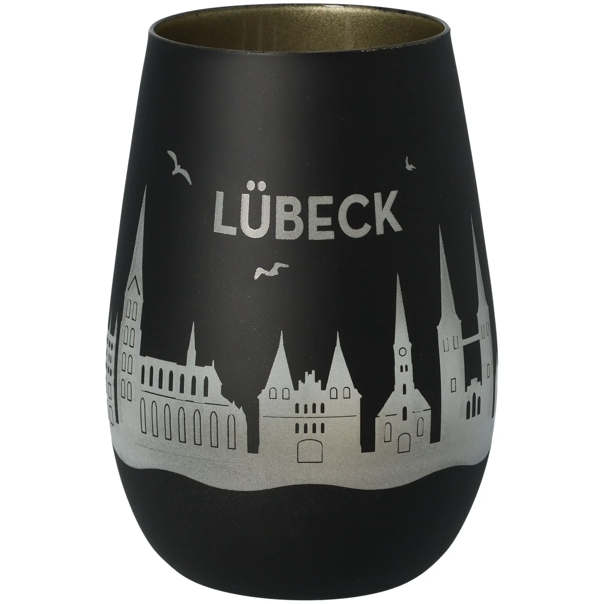 Windlicht Skyline Lübeck