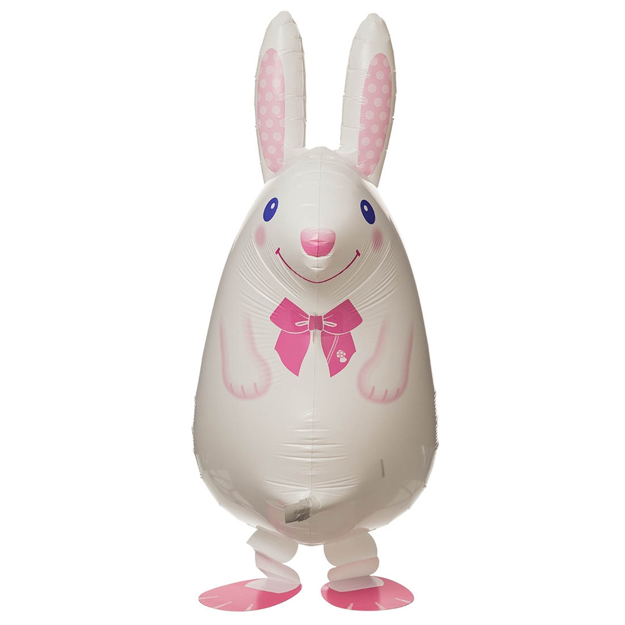 Airwalker Ballon "Hase" Weiß balloon, Hase, aufblasbar, pink, Dekoration