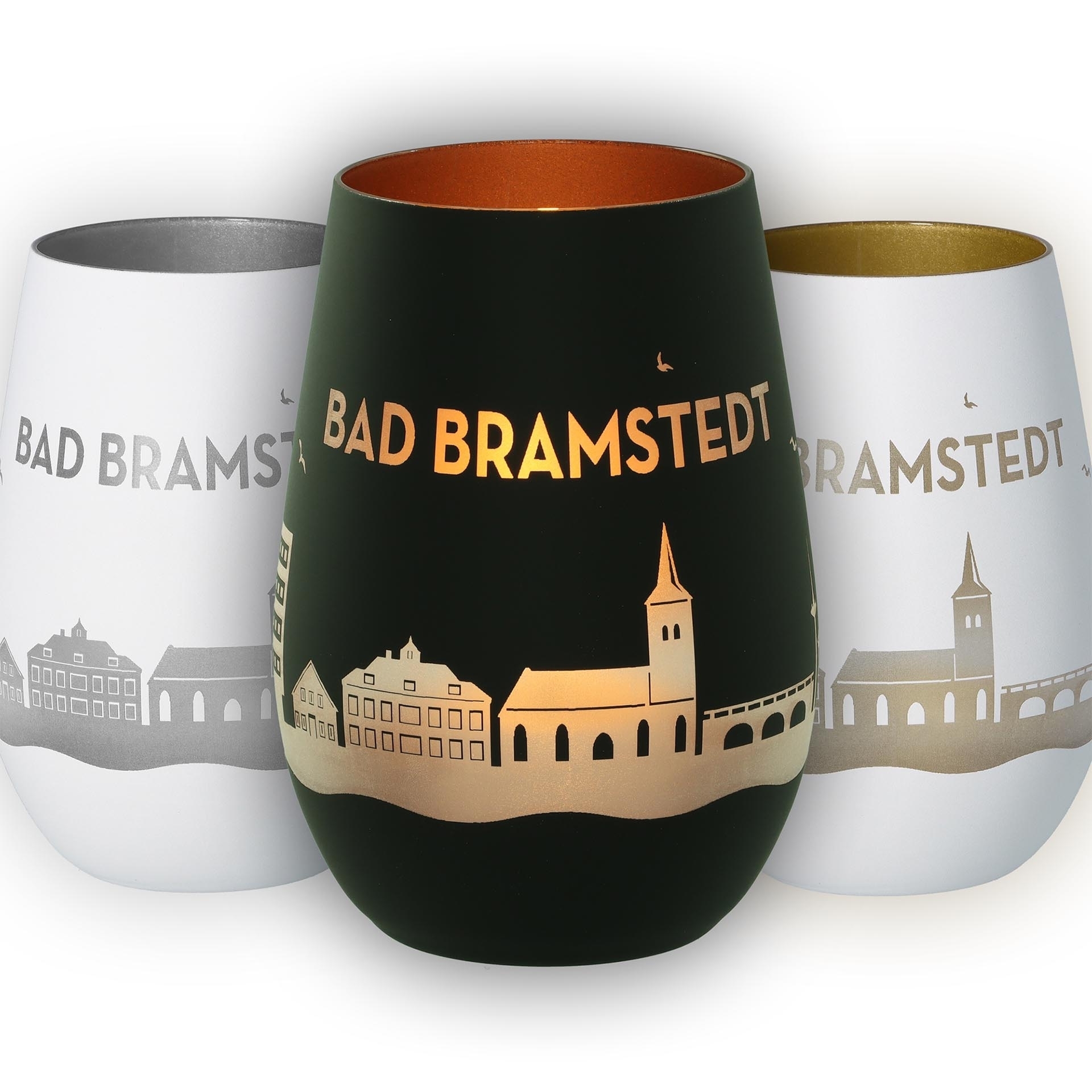 stamper, kunstglas, krug, stadtansicht, bad bramstedt