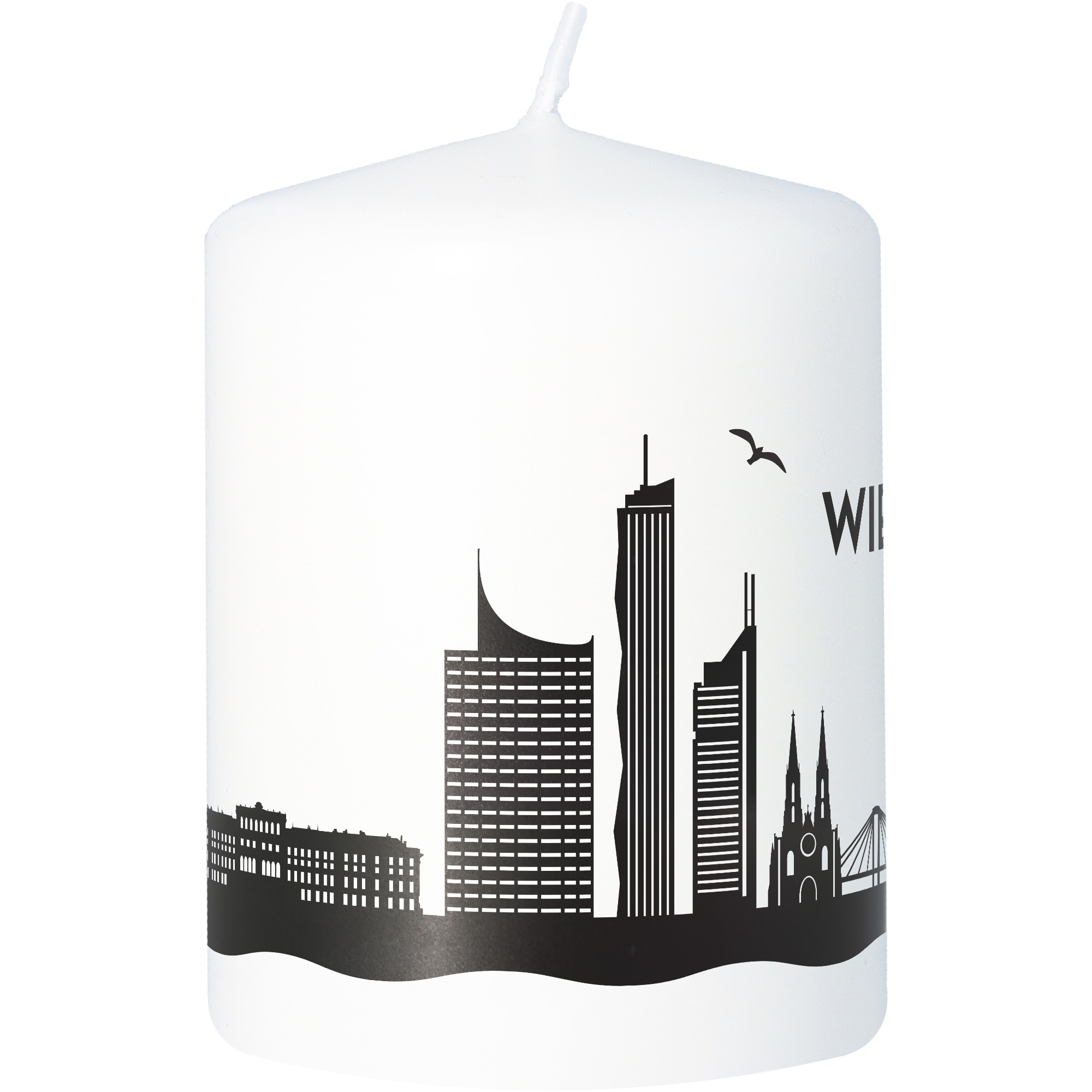 Stumpenkerze Skyline Wien Stumpenkerze Skyline Wien