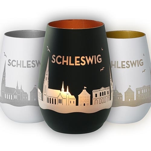Schleswig, Gläser, Becher, Stadtansicht, Souvenir