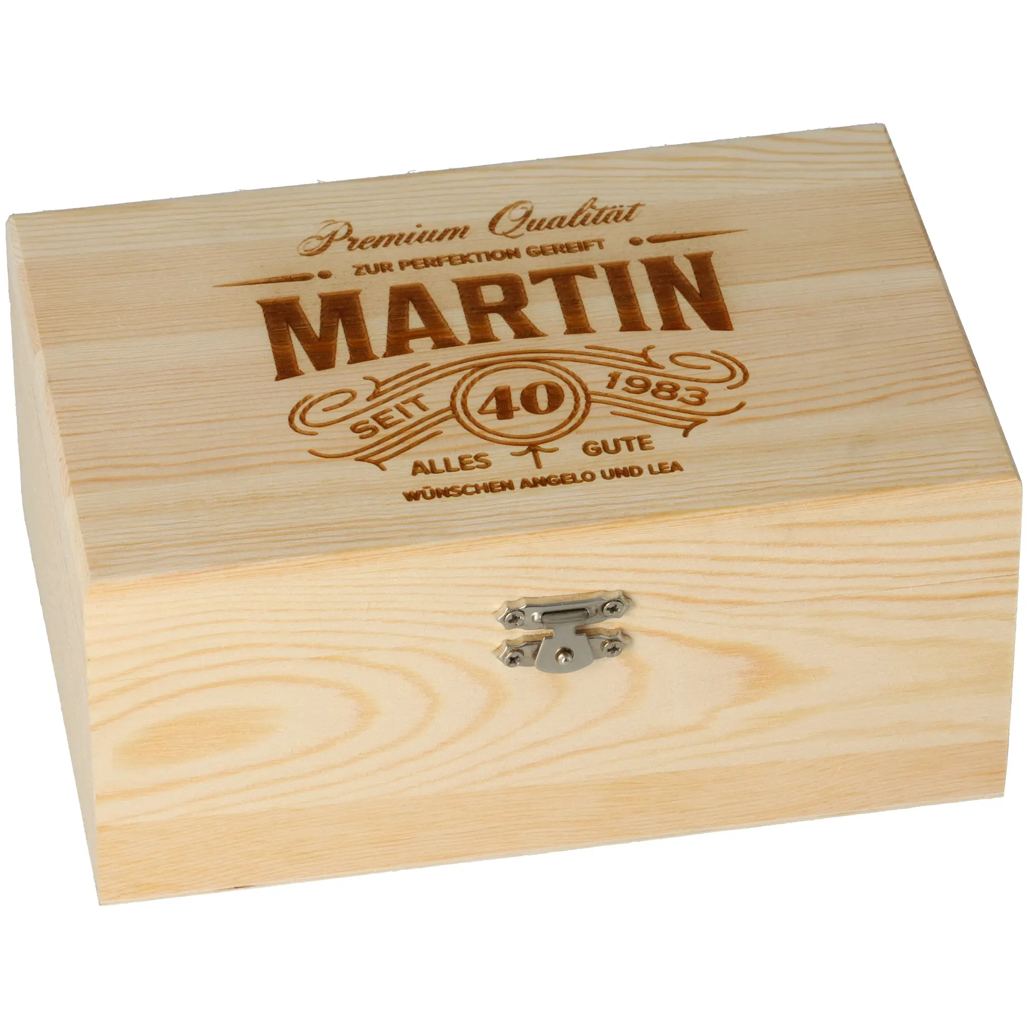 Geschenkbox Geburtstag Whiskey Label
