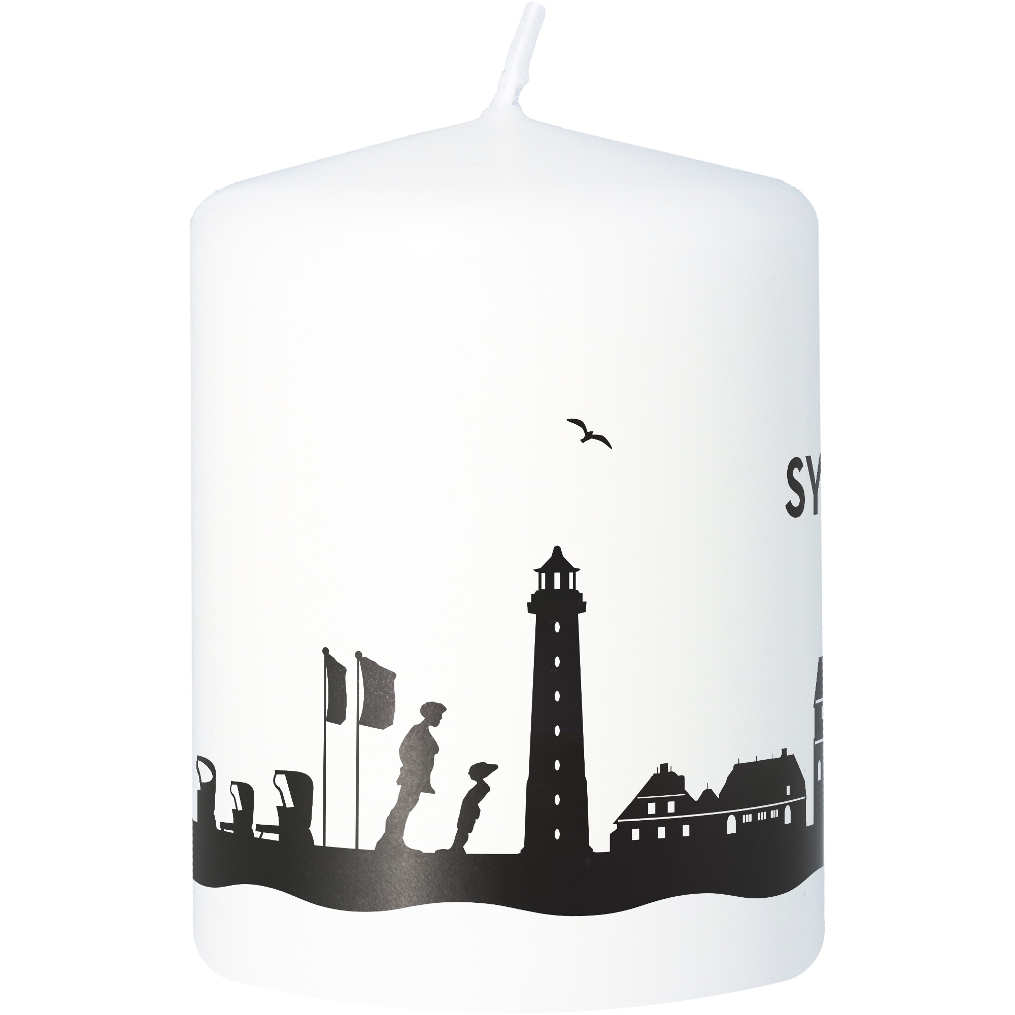 Stumpenkerze Skyline Sylt Stumpenkerze Skyline Sylt
