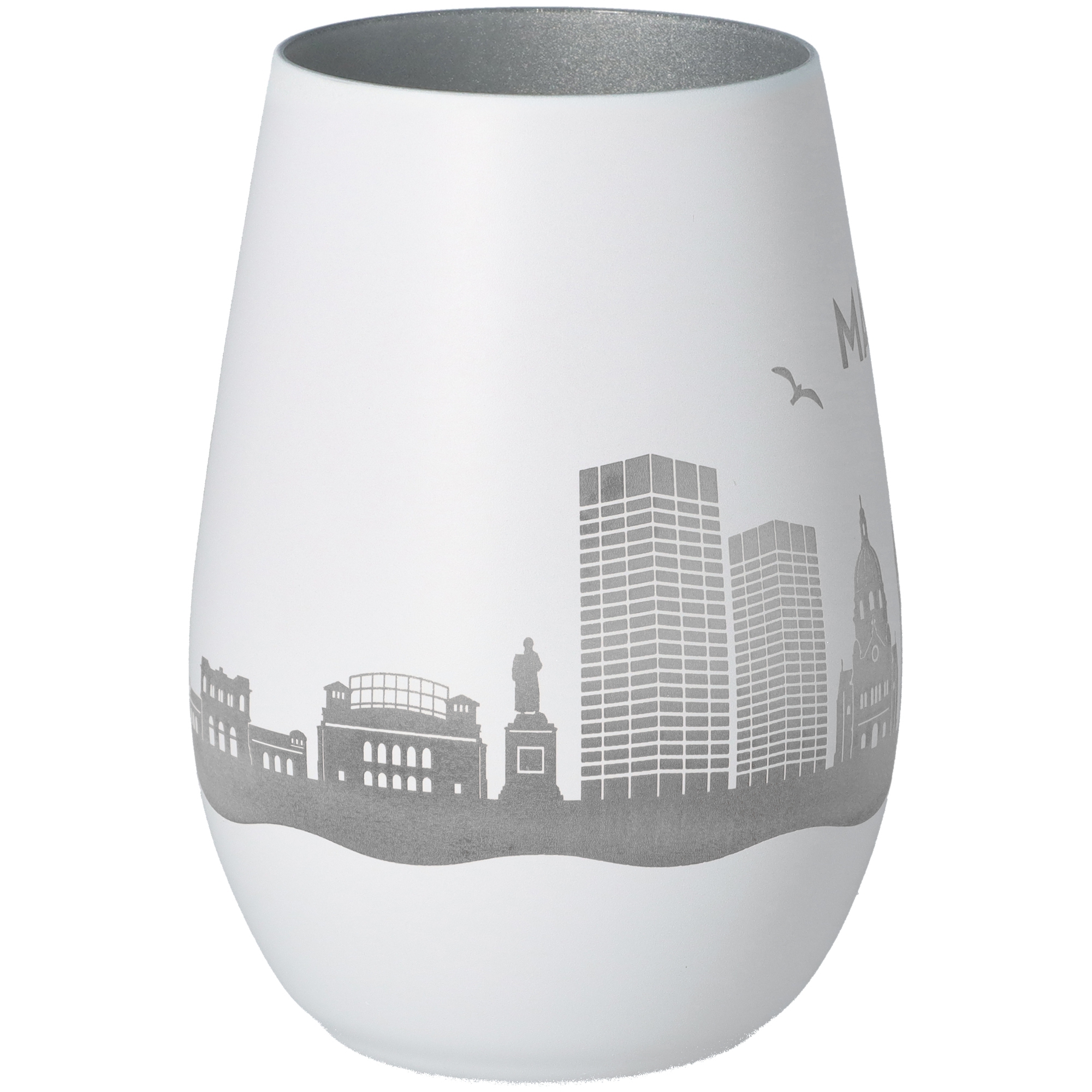 Windlicht Skyline Mainz