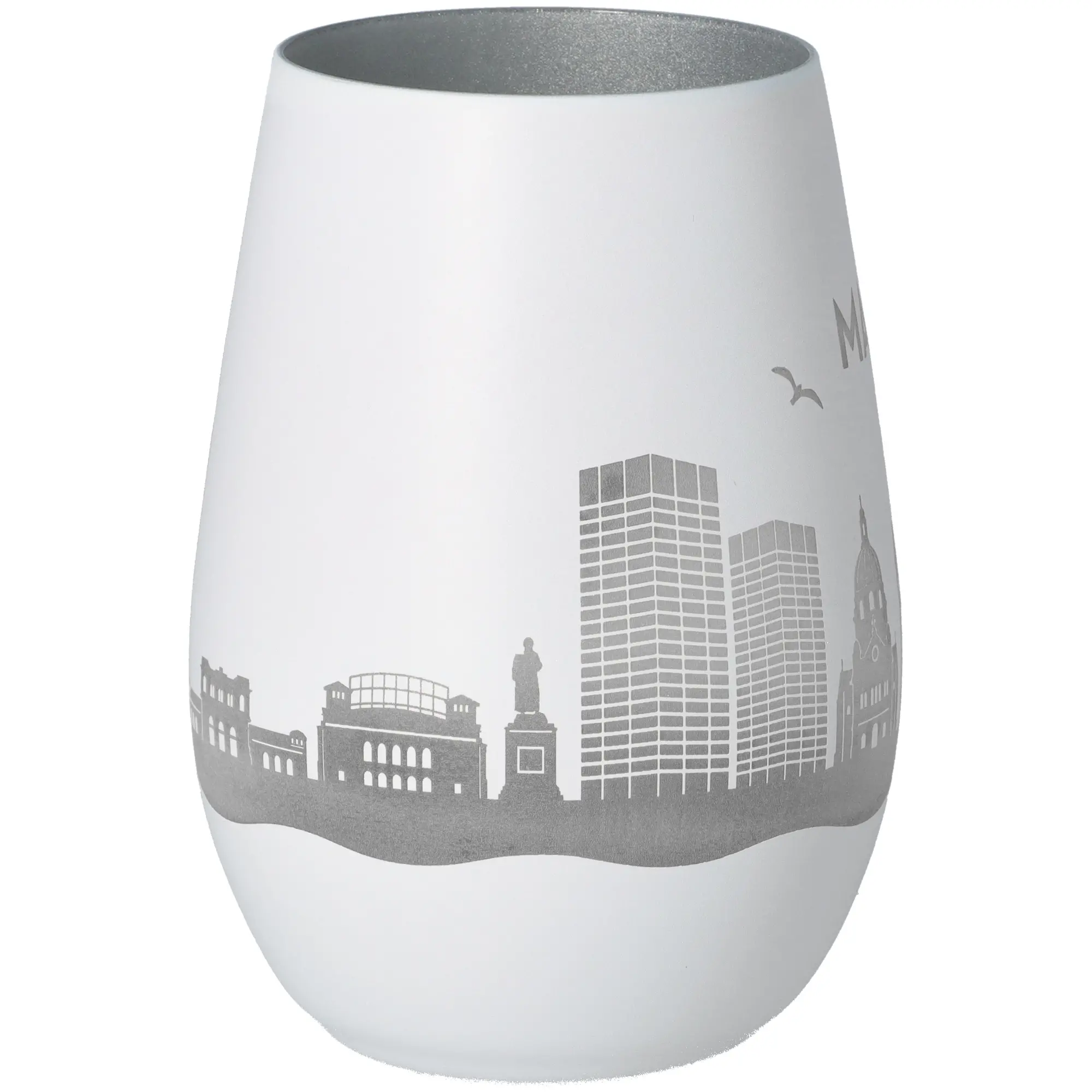 Windlicht Skyline Mainz