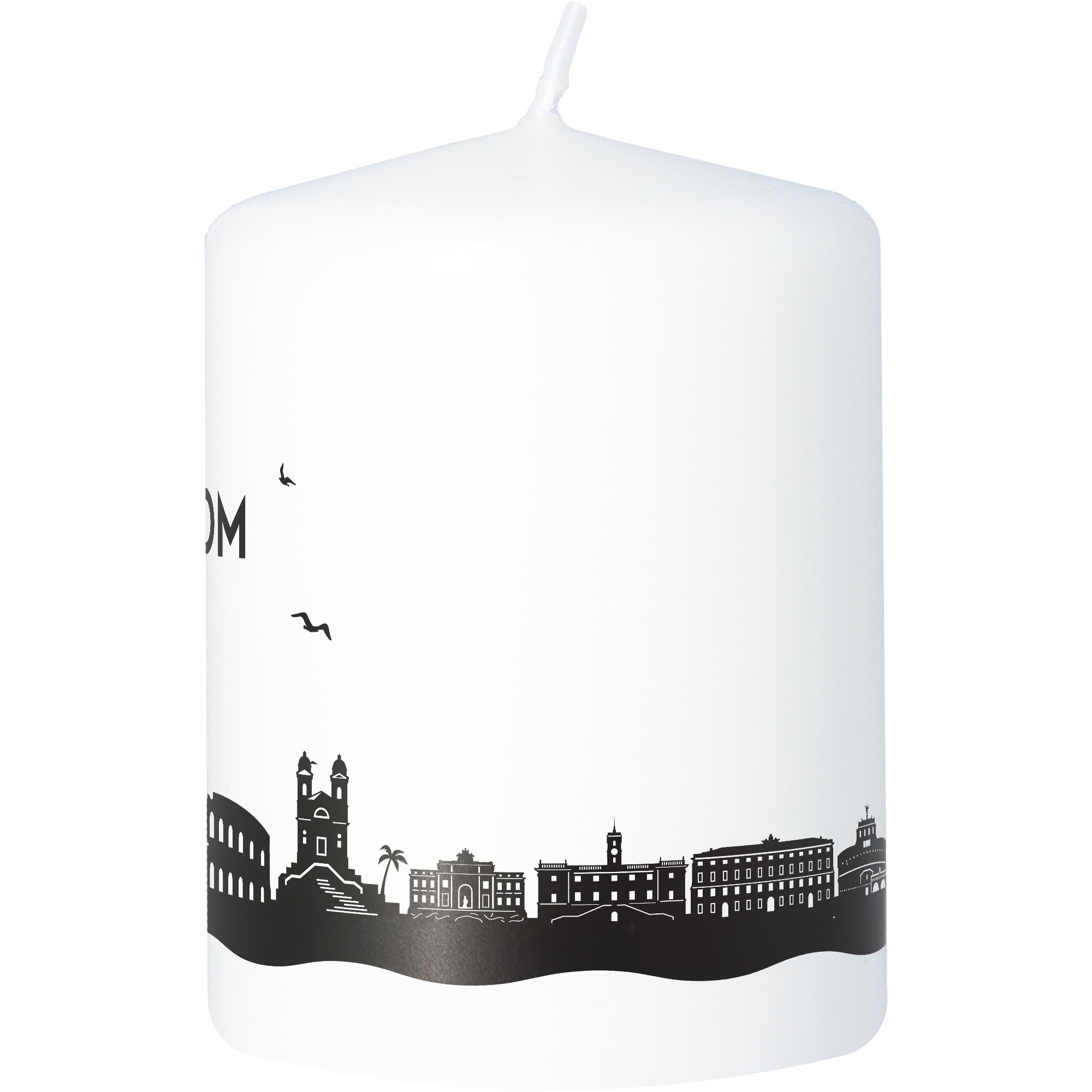 Stumpenkerze Skyline Rom Tier, Vogel