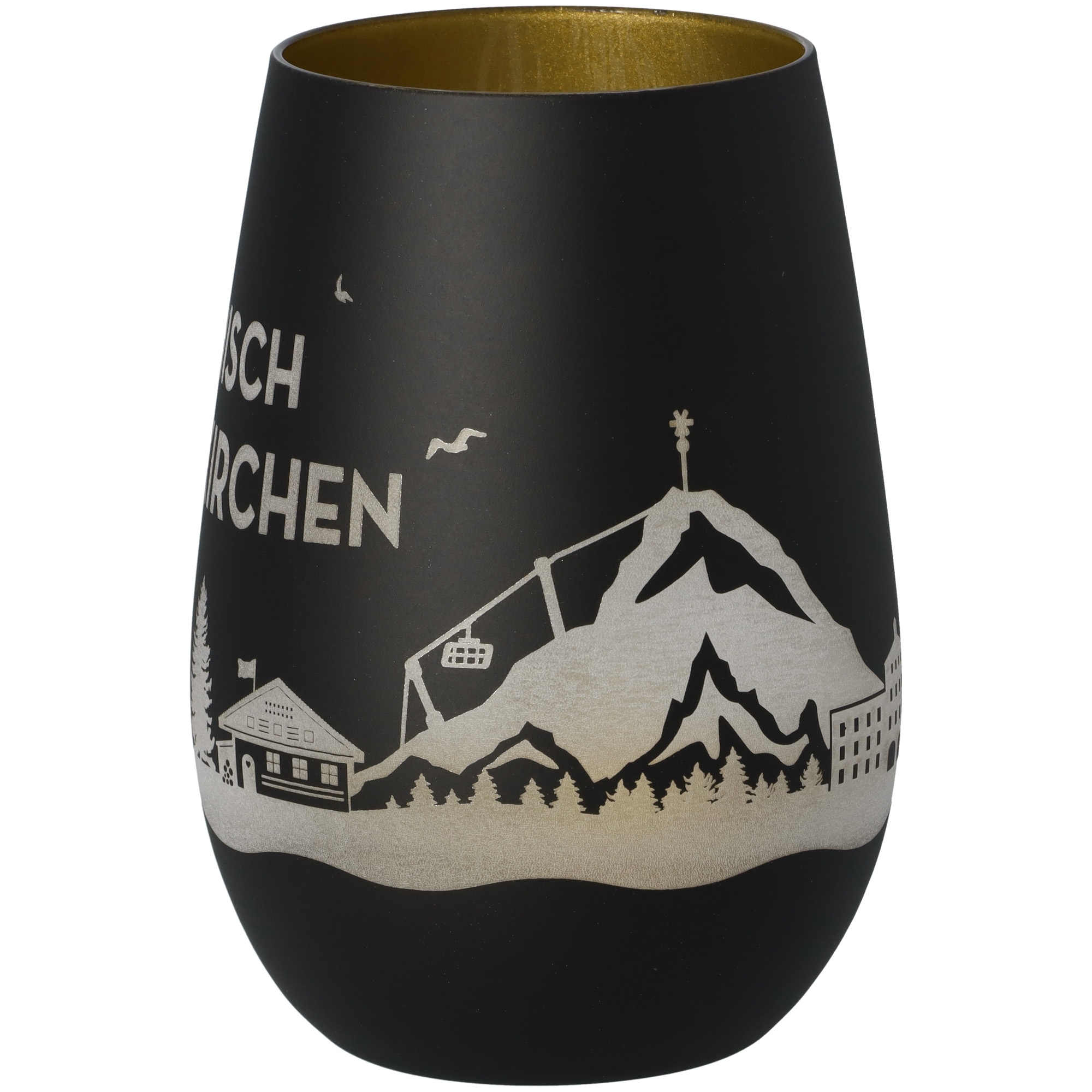Windlicht Skyline Garmisch-Partenkirchen Krug, Töpferei, Tasse, Vase