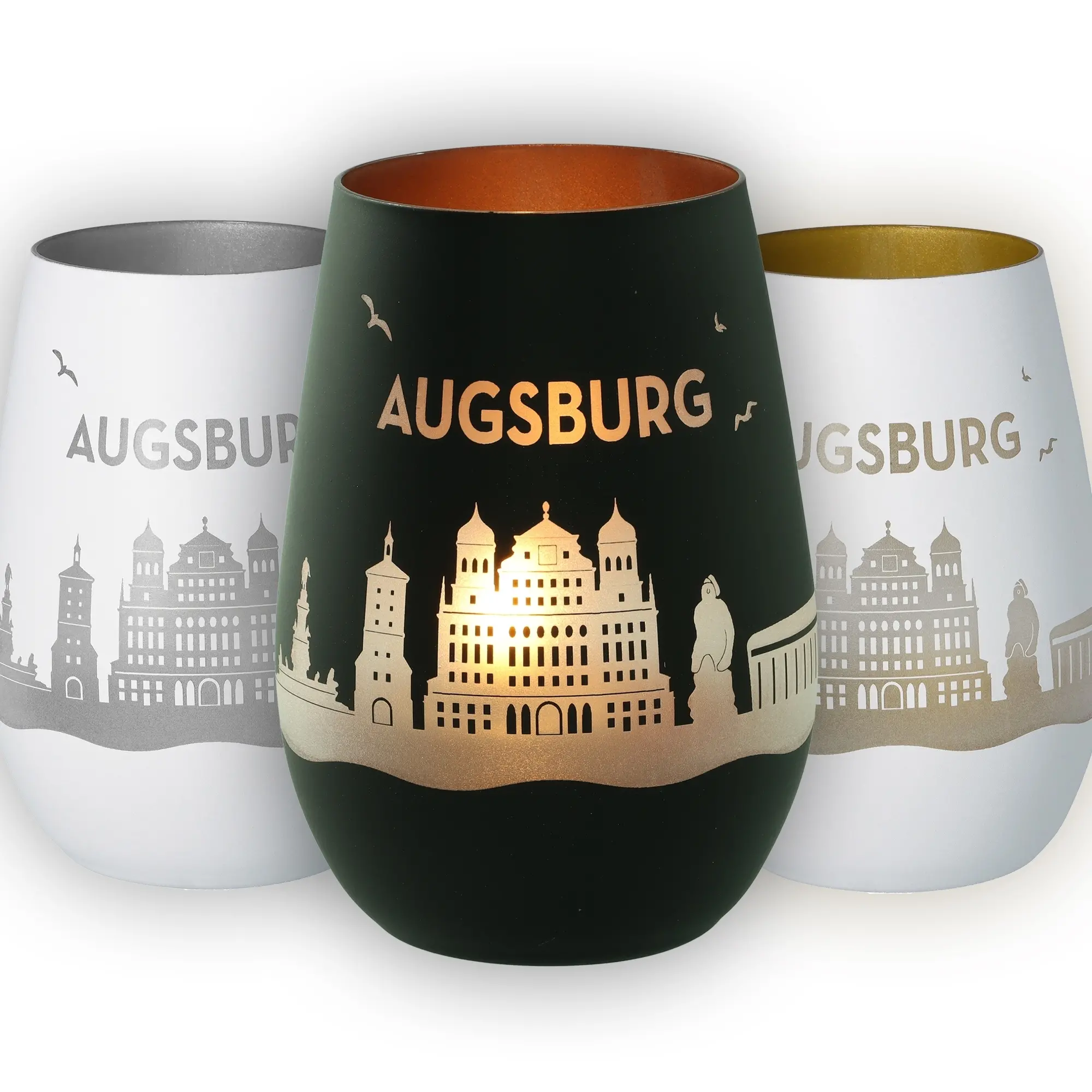 glas, weinglas, kupferfarben, AUGSBURG, städte-motiv