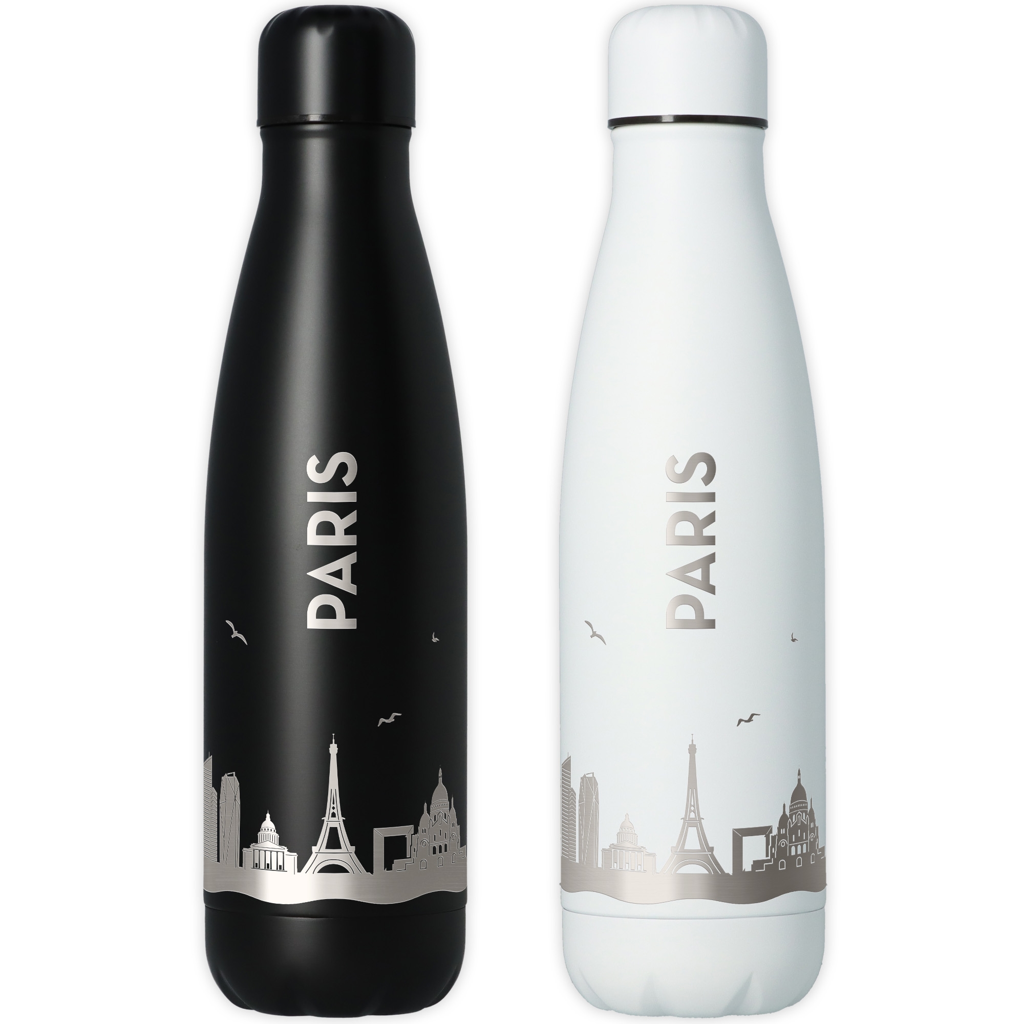 Trinkflasche Skyline Paris Flasche, Wasserflasche