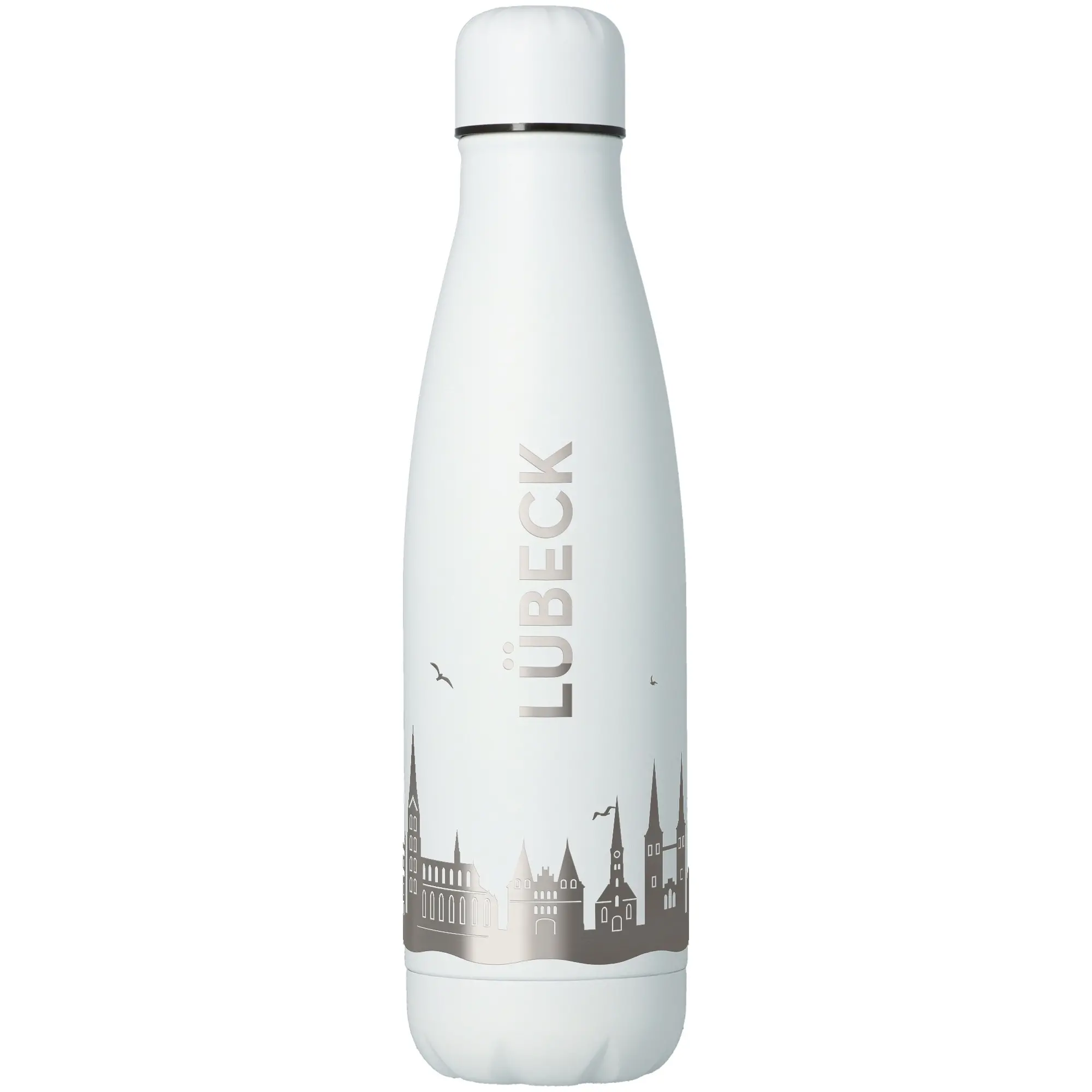 Trinkflasche Skyline Lübeck