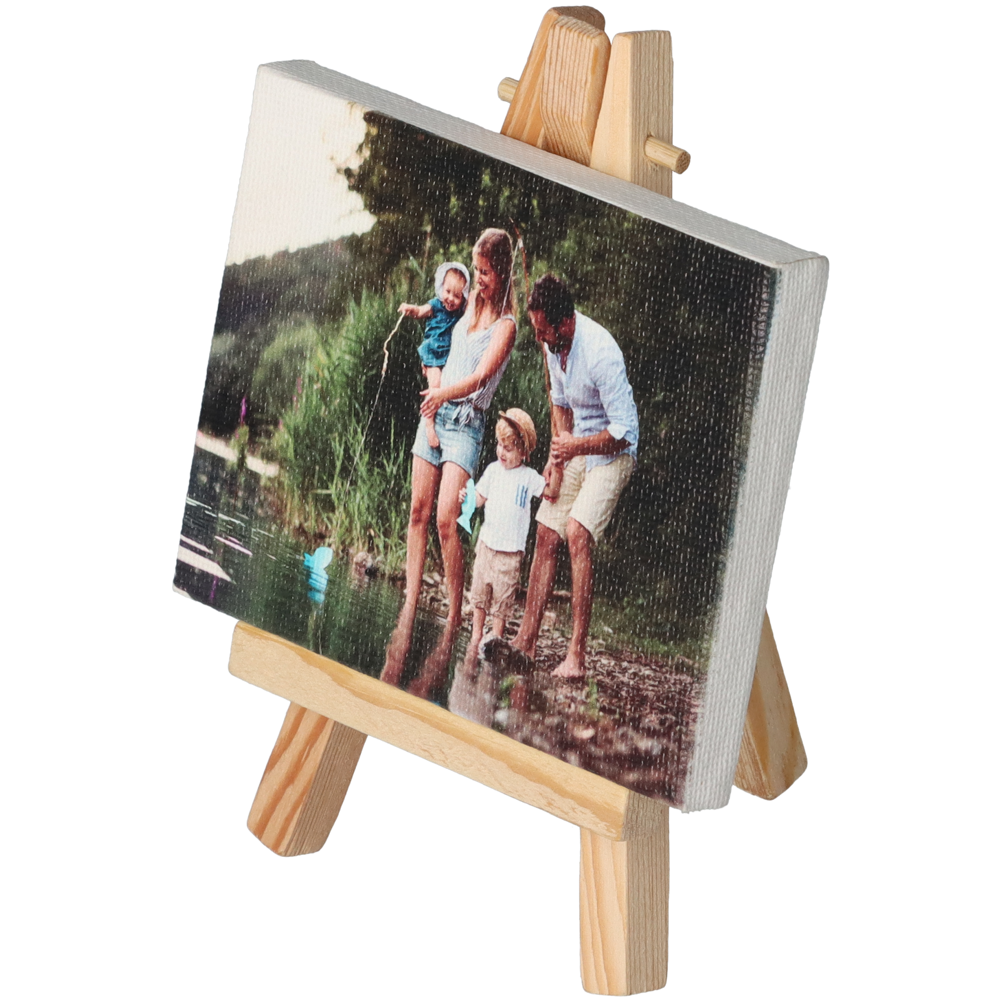 Mini Fotoleinwand mit Ministaffelei Mini Fotoleinwand mit Ministaffelei