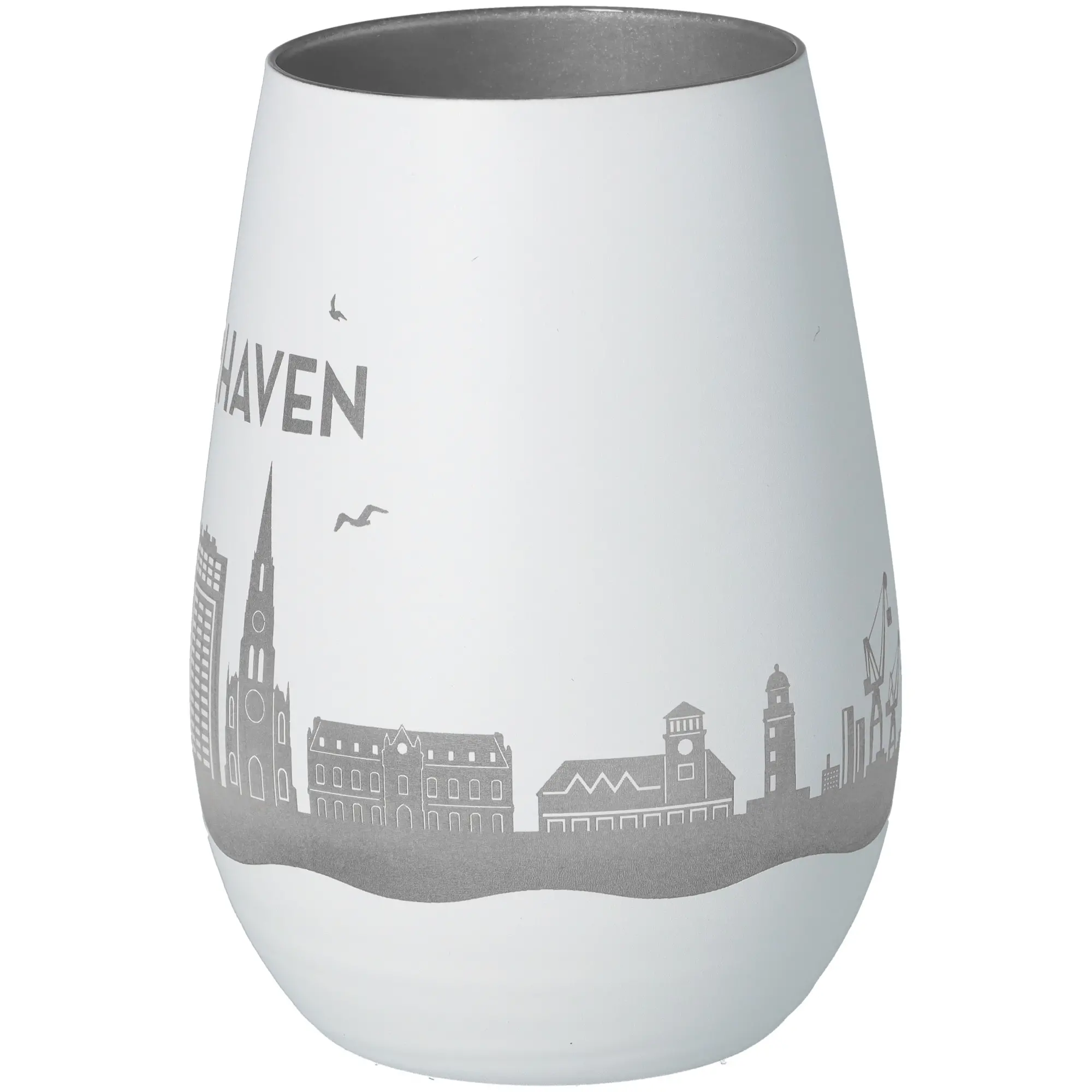 Windlicht Skyline Bremerhaven