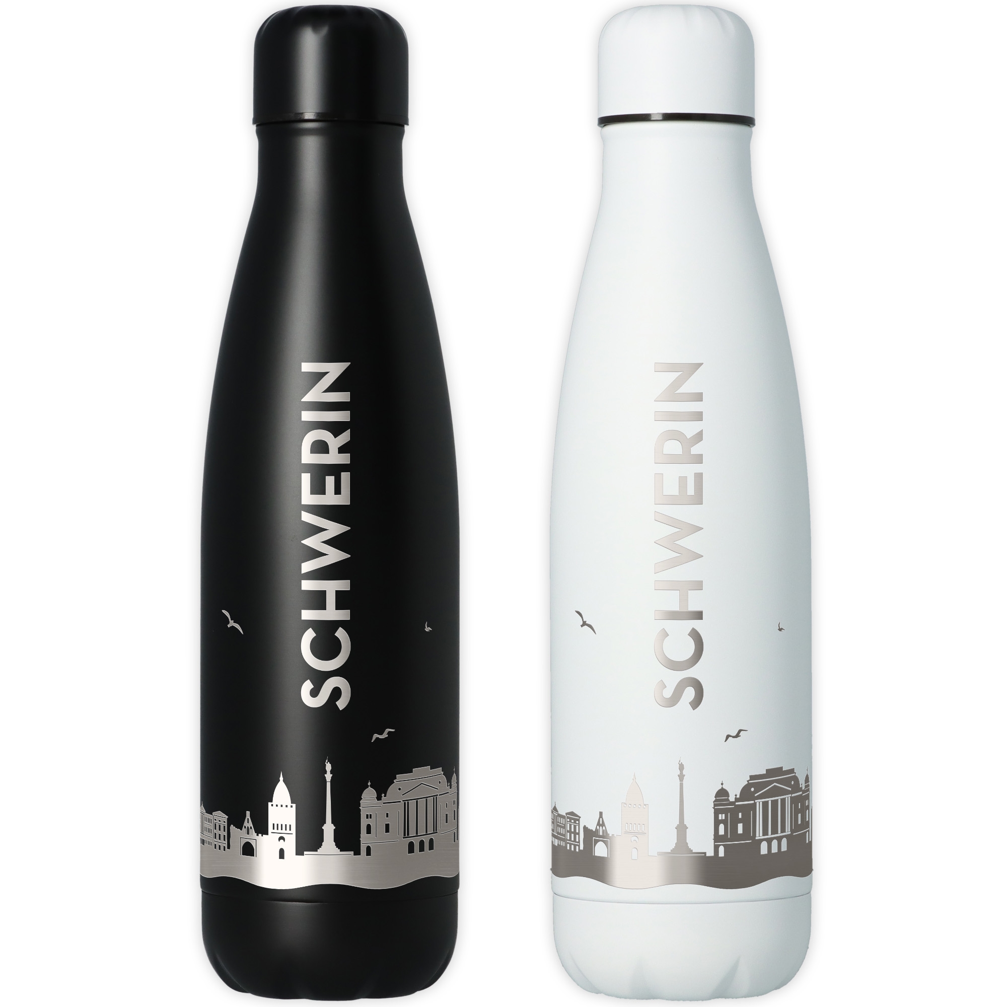 Trinkflasche Skyline Schwerin