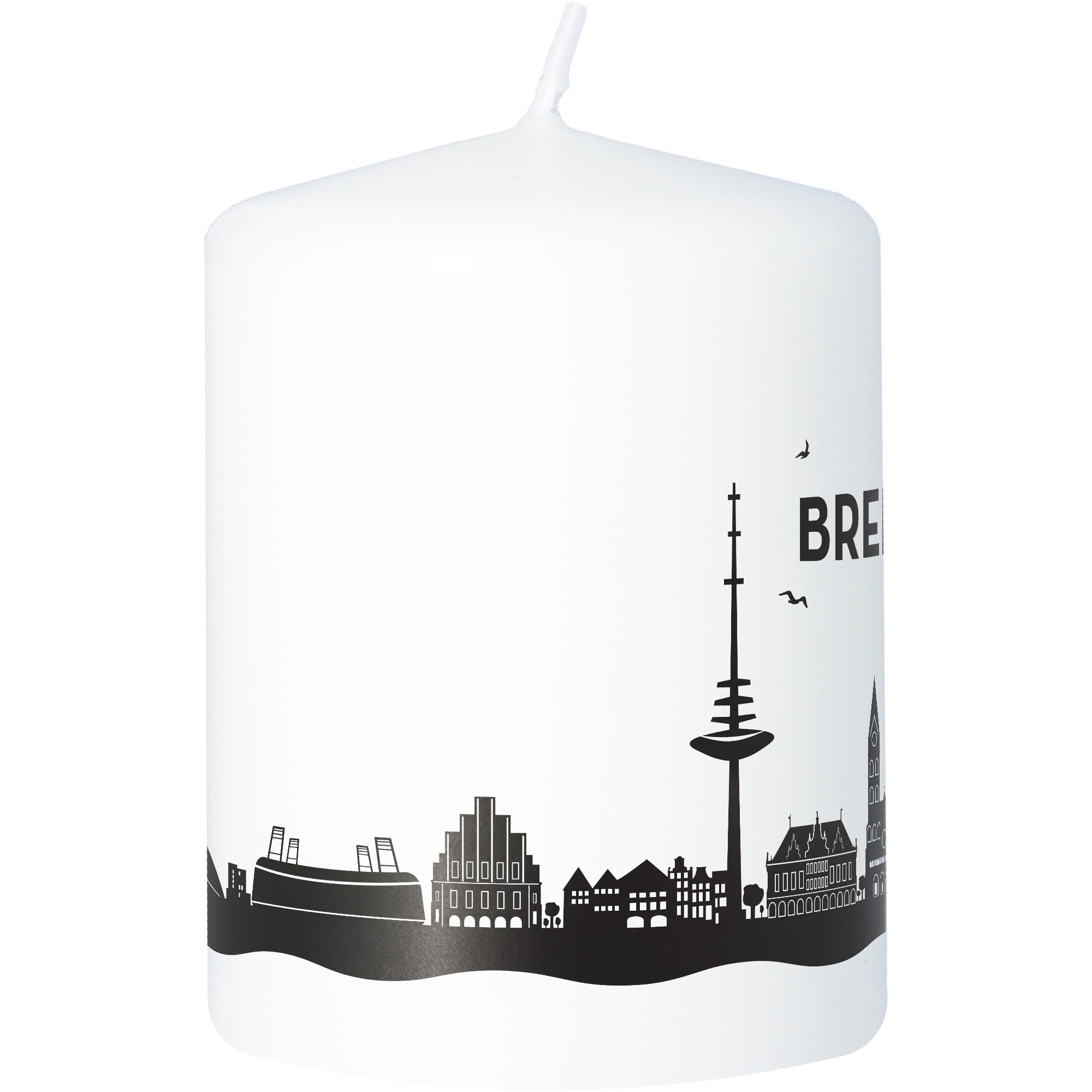 Stumpenkerze Skyline Bremen Stumpenkerze Skyline Bremen