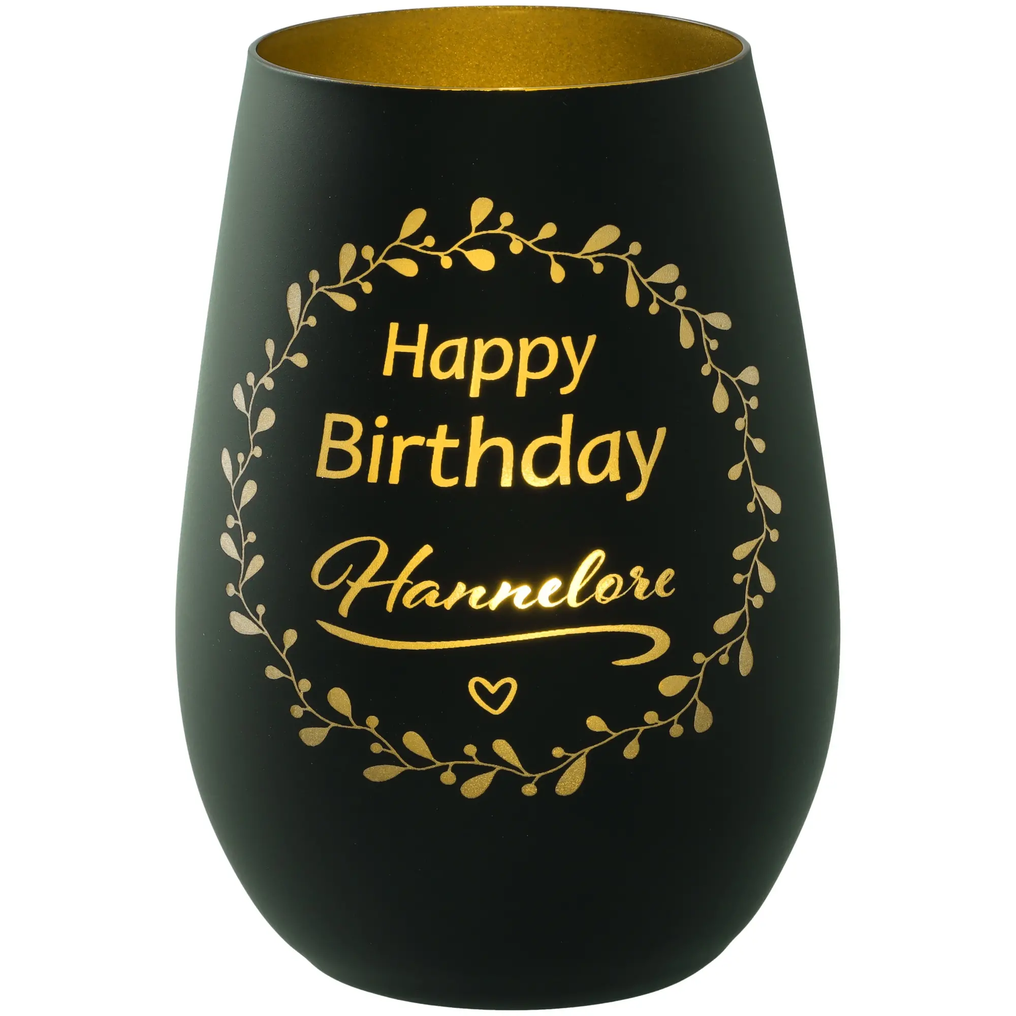 Windlicht "Happy Birthday"