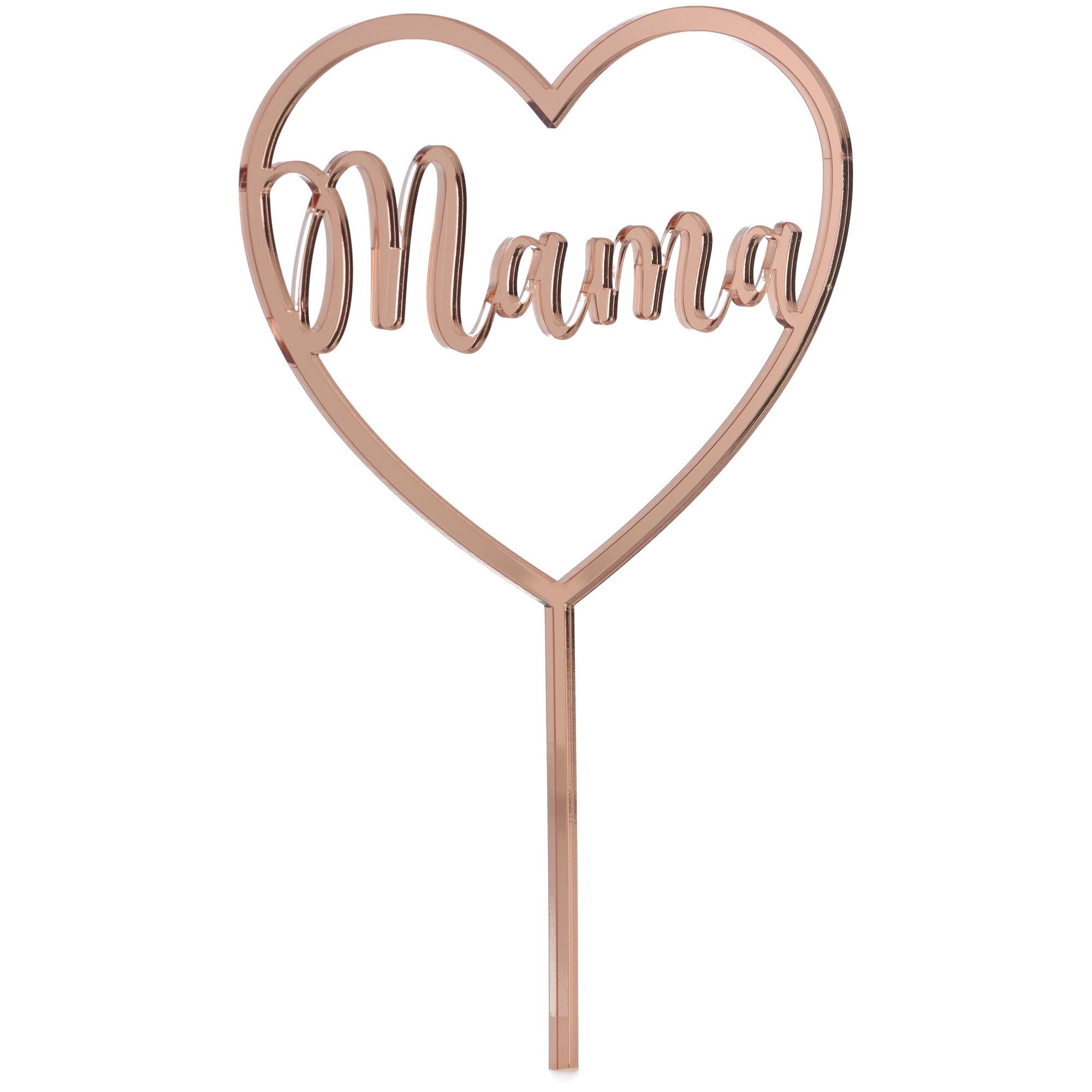 Cake Topper "Mama" klein aus Acryl Cake Topper "Mama" klein aus Acryl