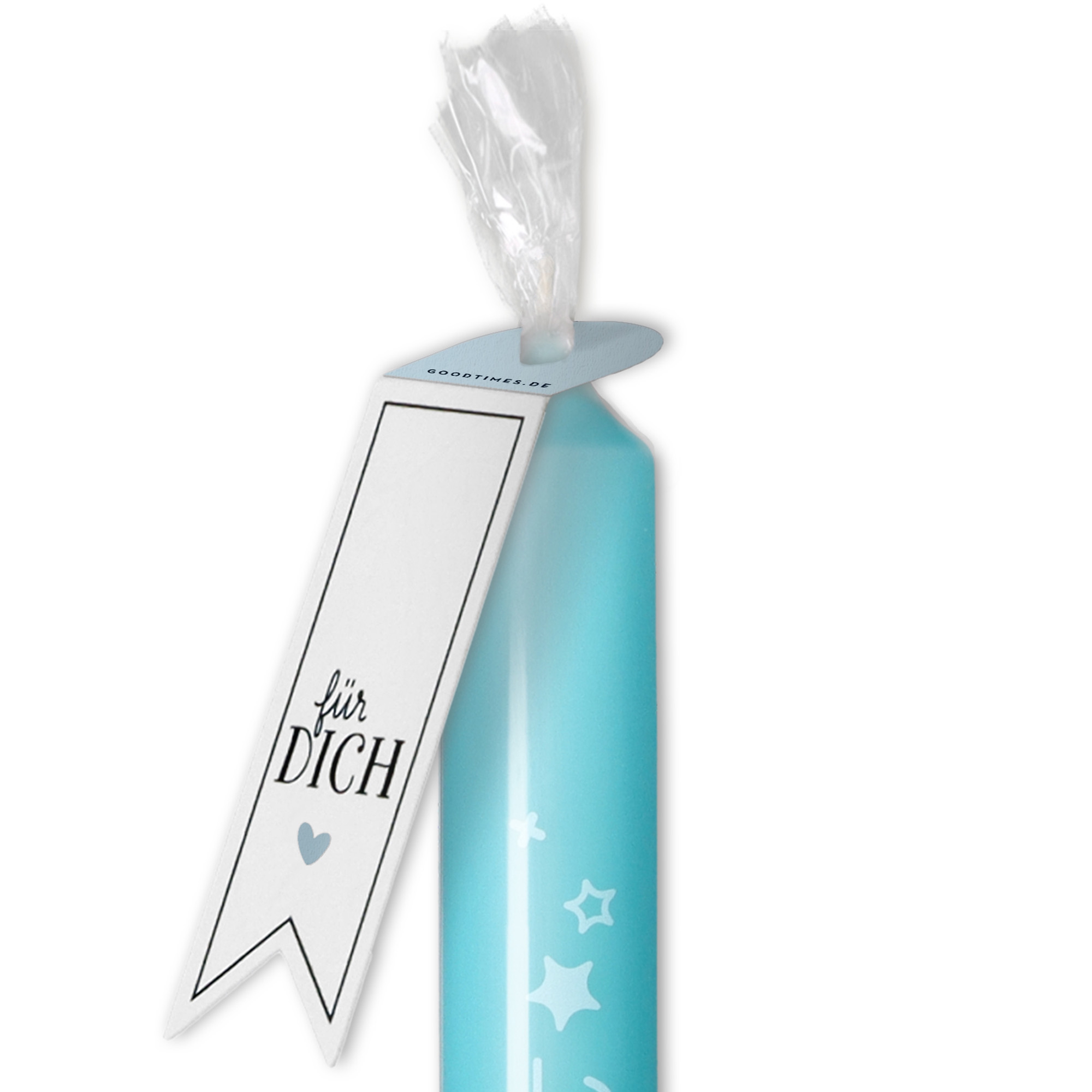 Stabkerze "Lebenslicht" Türkis Stabkerze "Lebenslicht" Türkis