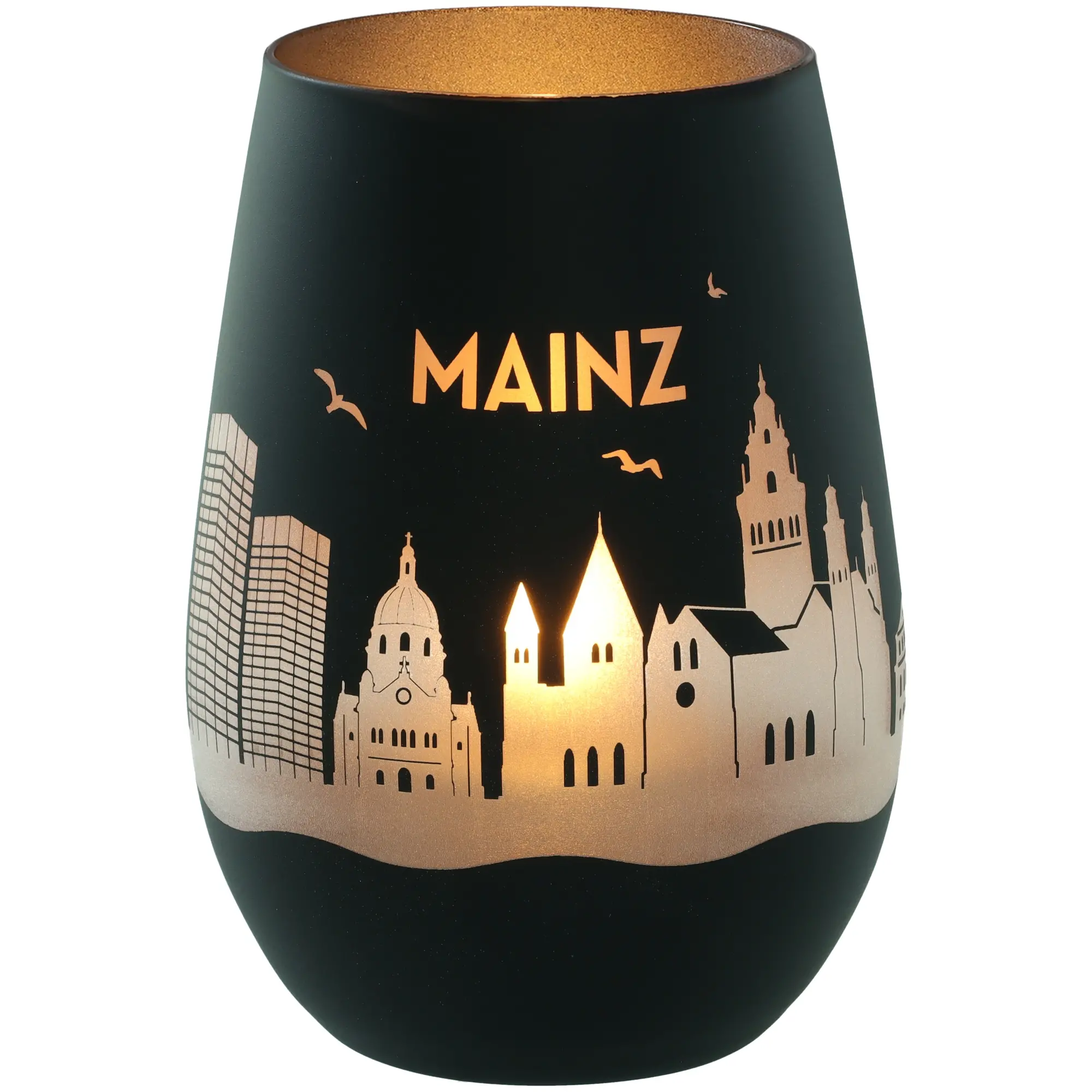 Windlicht Skyline Mainz