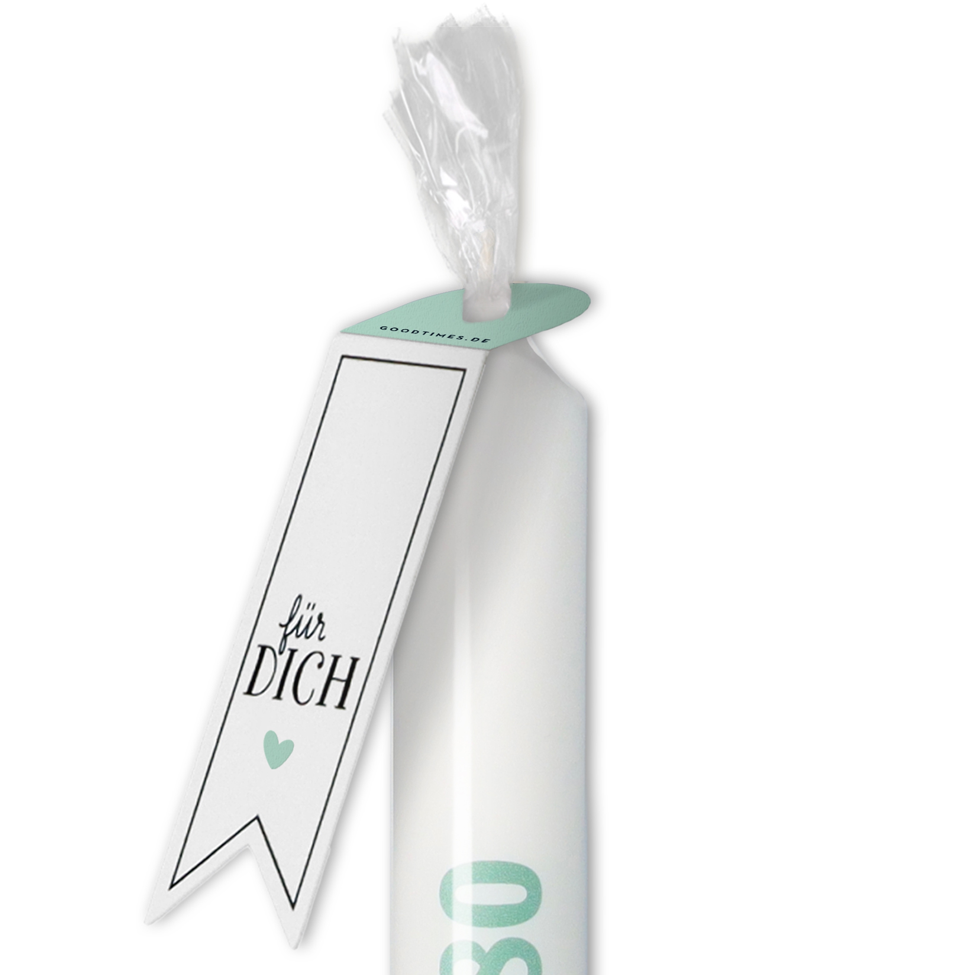 Stabkerze "Hippe 80" Smaragd Stabkerze "Hippe 80" Smaragd