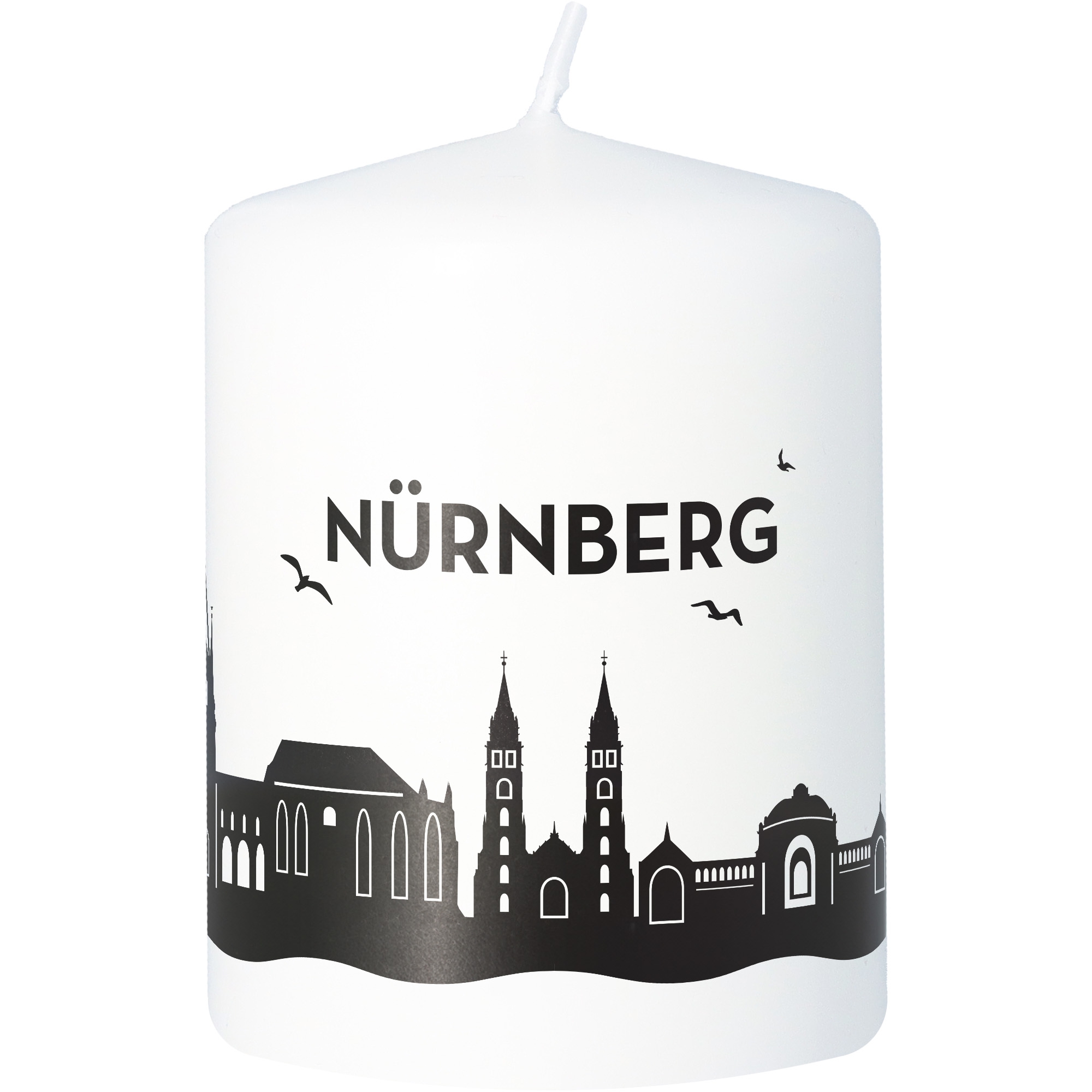 Stumpenkerze Skyline Nürnberg Stumpenkerze Skyline Nürnberg