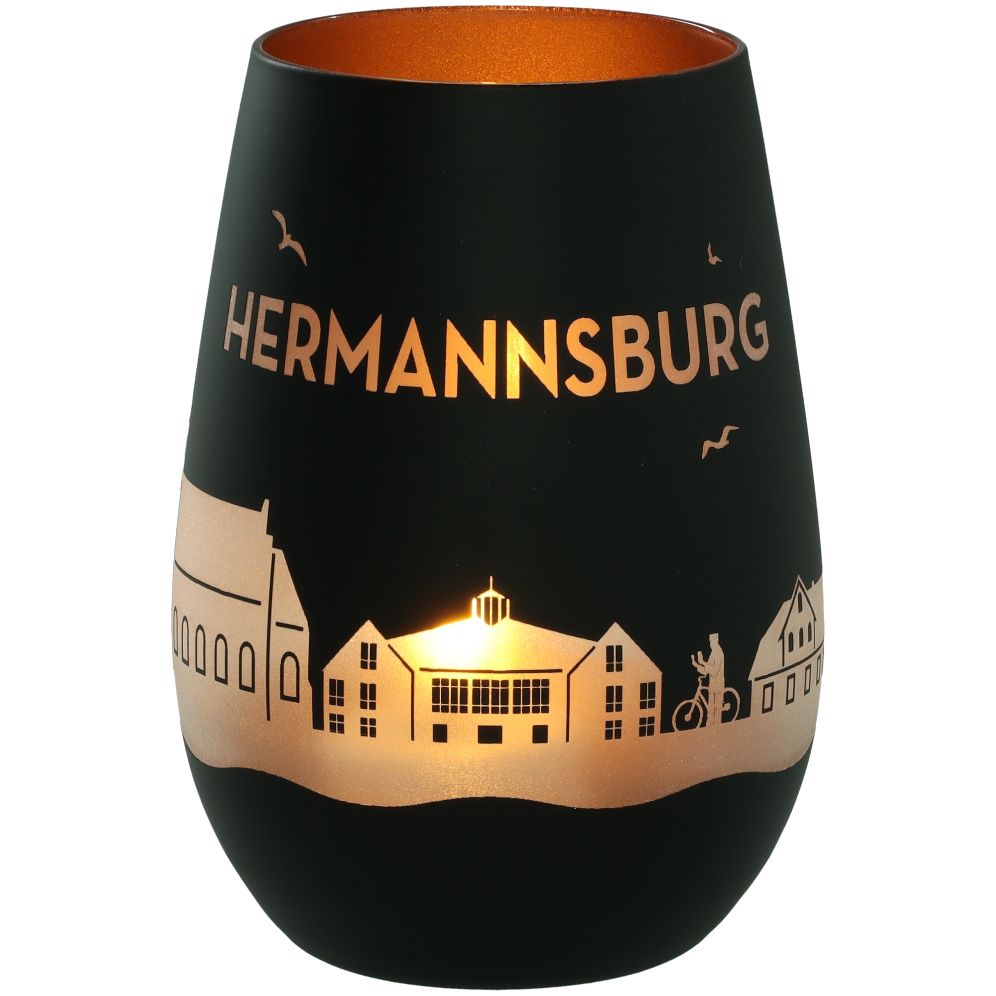 Windlicht Skyline Hermannsburg Krug, Lampe, Töpferei
