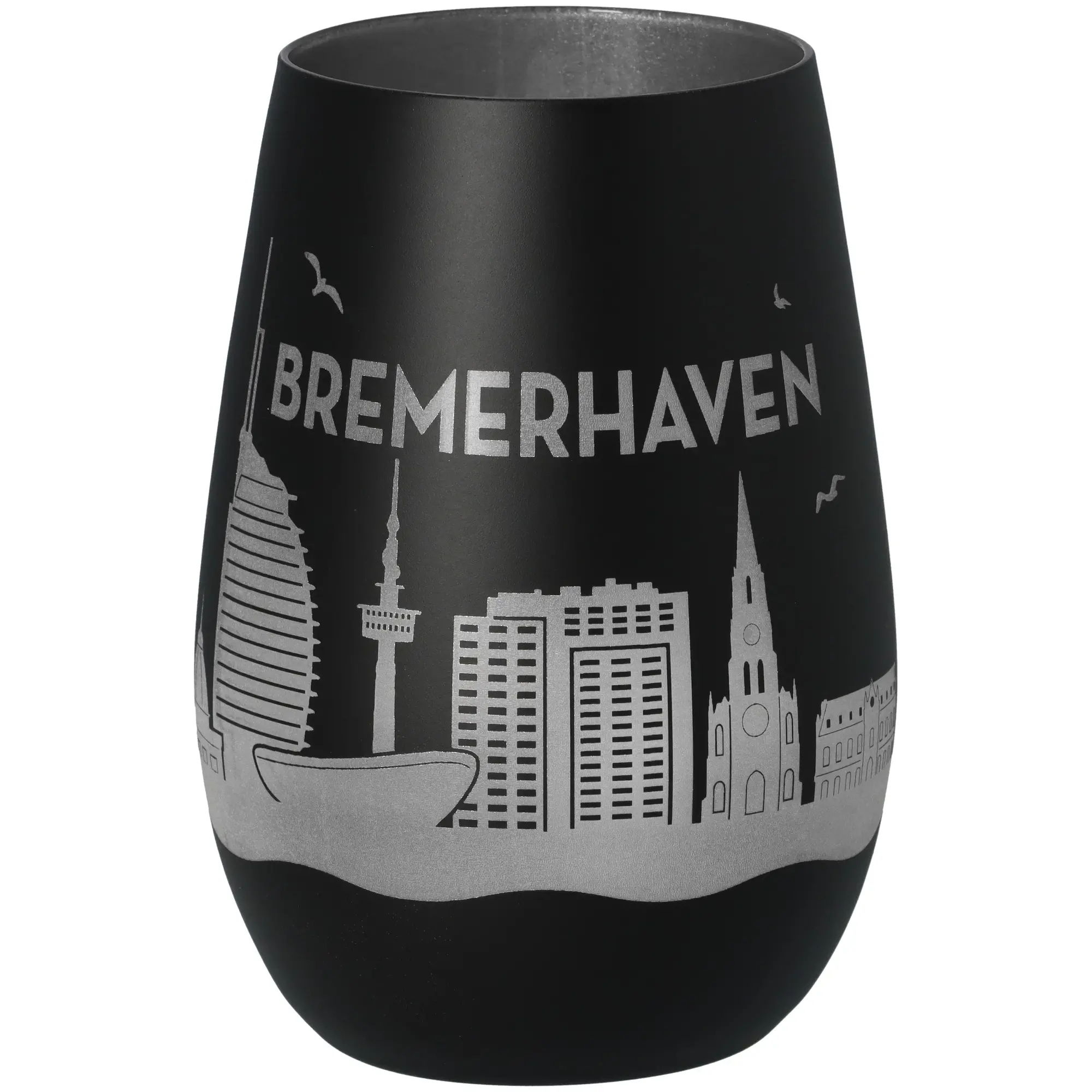 Windlicht Skyline Bremerhaven