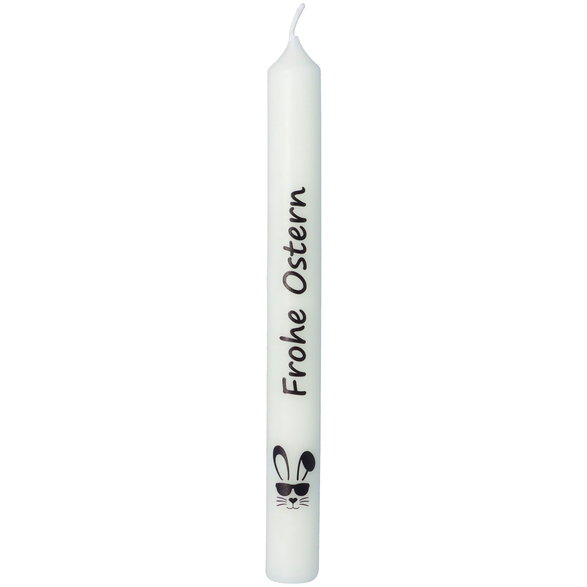 Stabkerzen-Set Schwarz "Frohe Ostern"