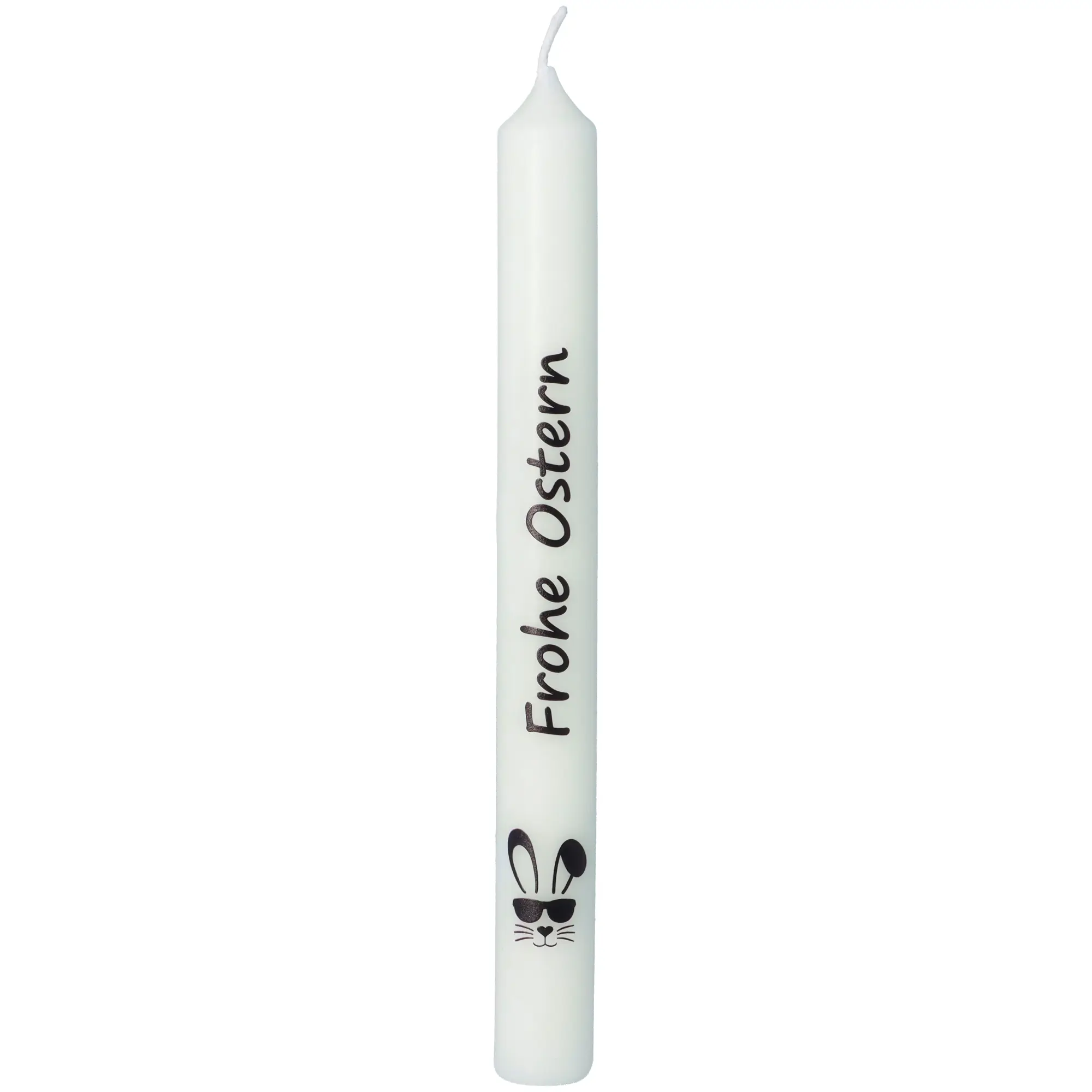 Stabkerzen-Set Schwarz "Frohe Ostern"