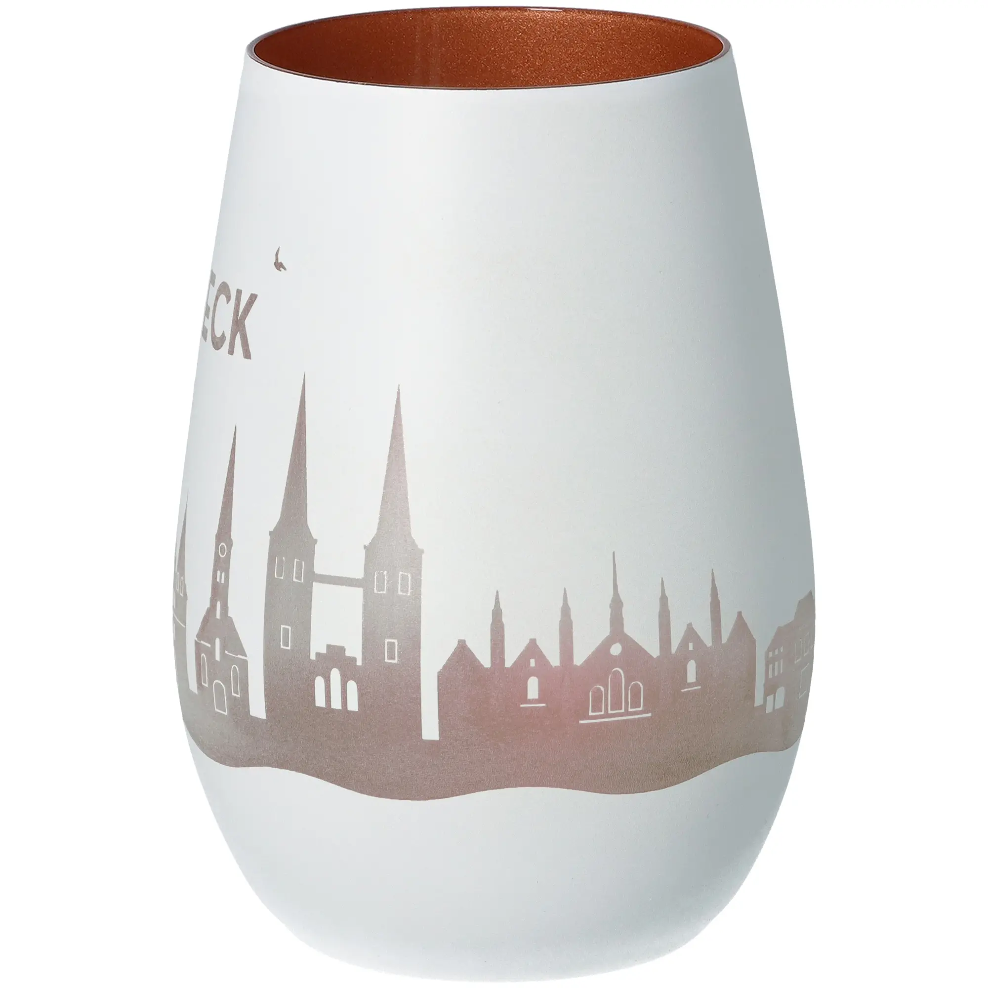 Windlicht Skyline Lübeck